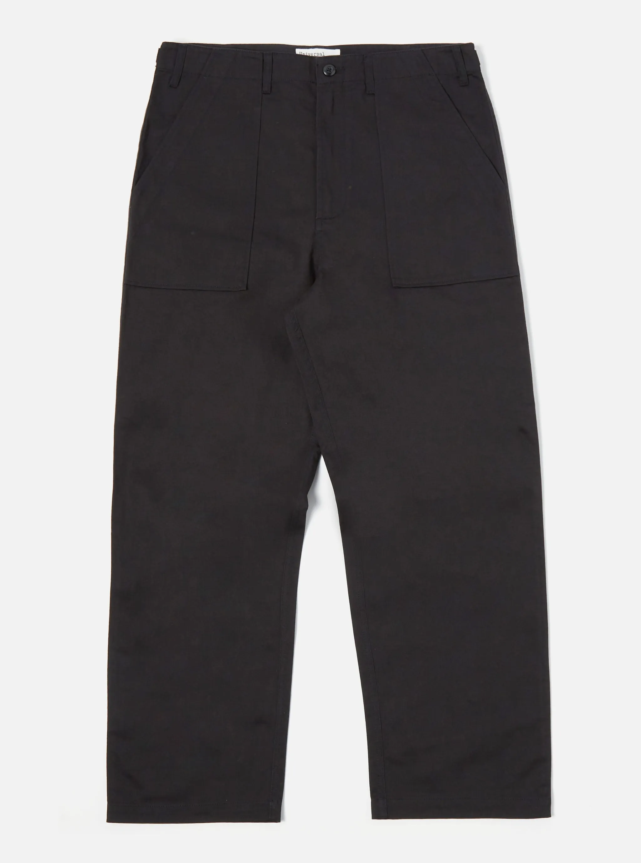 Black Twill Fatigue Pant sold by Universal Works