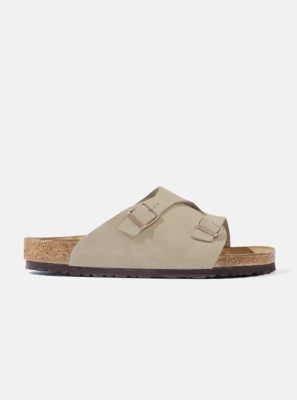 Birkenstock Zürich in Taupe Suede sold by Universal Works