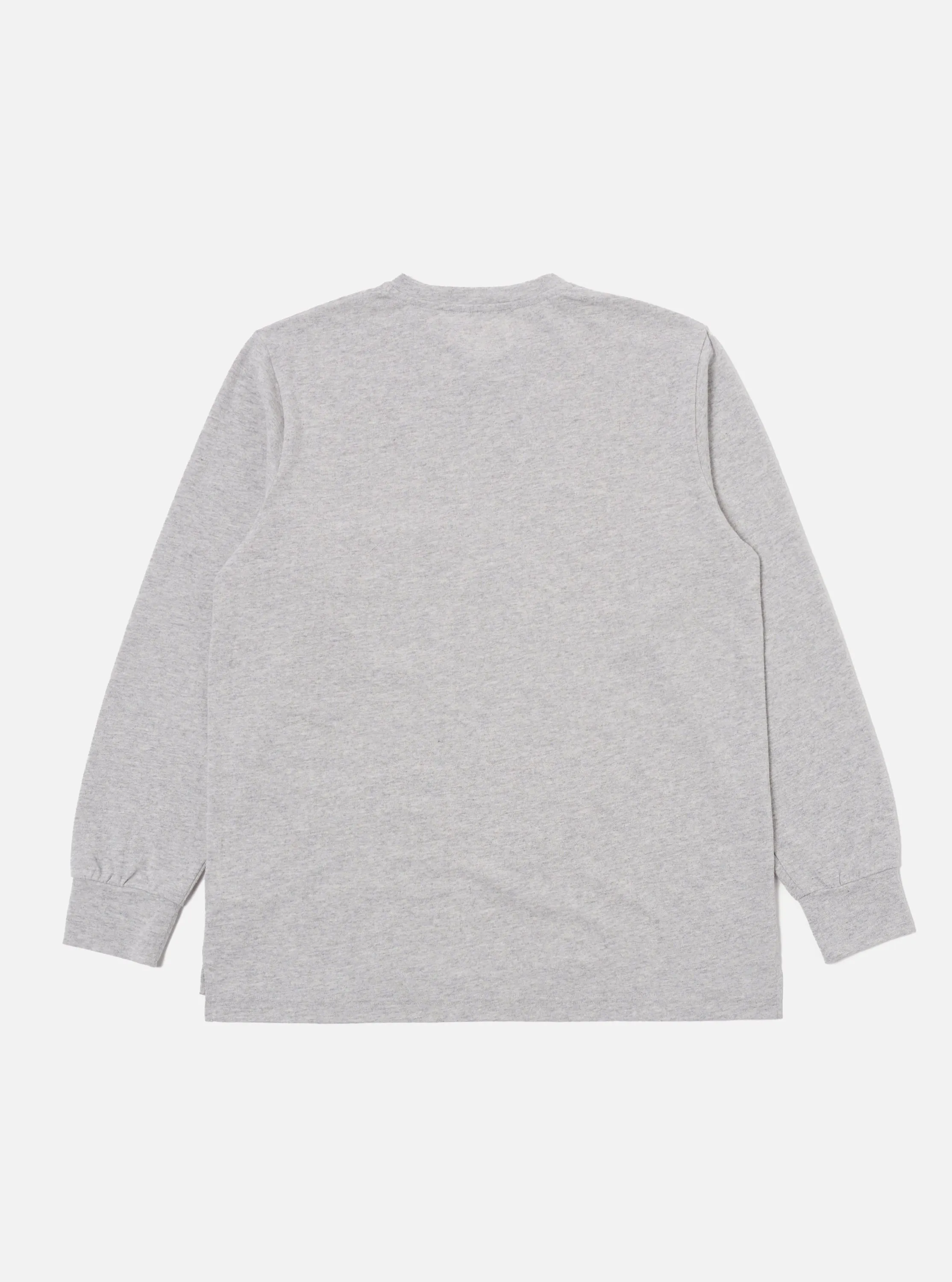 Universal Works Loose L/S Tee in Grey Marl Recycled Wool Mix sold by Universal Works product image thumbnail 2