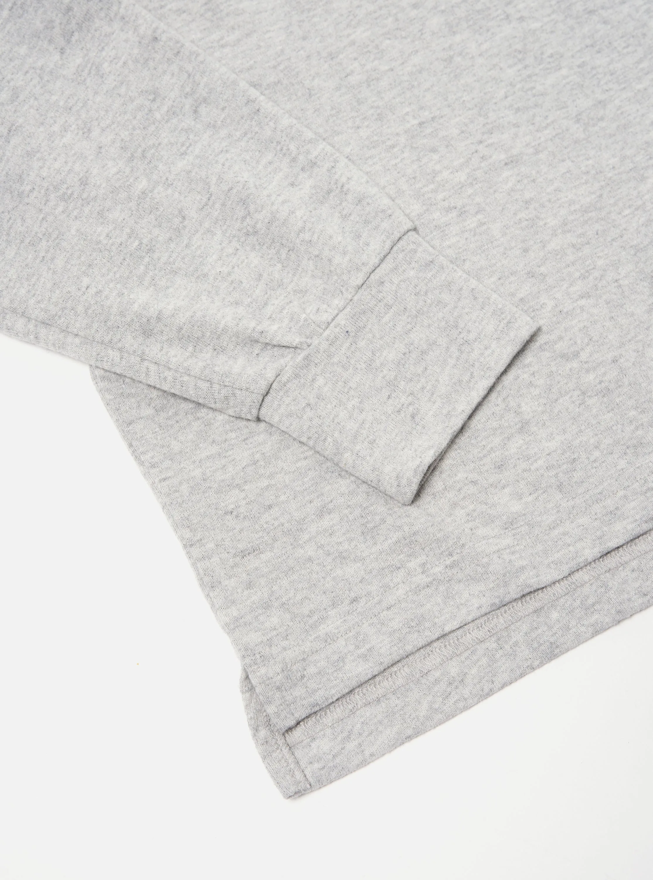 Universal Works Loose L/S Tee in Grey Marl Recycled Wool Mix sold by Universal Works product image thumbnail 5
