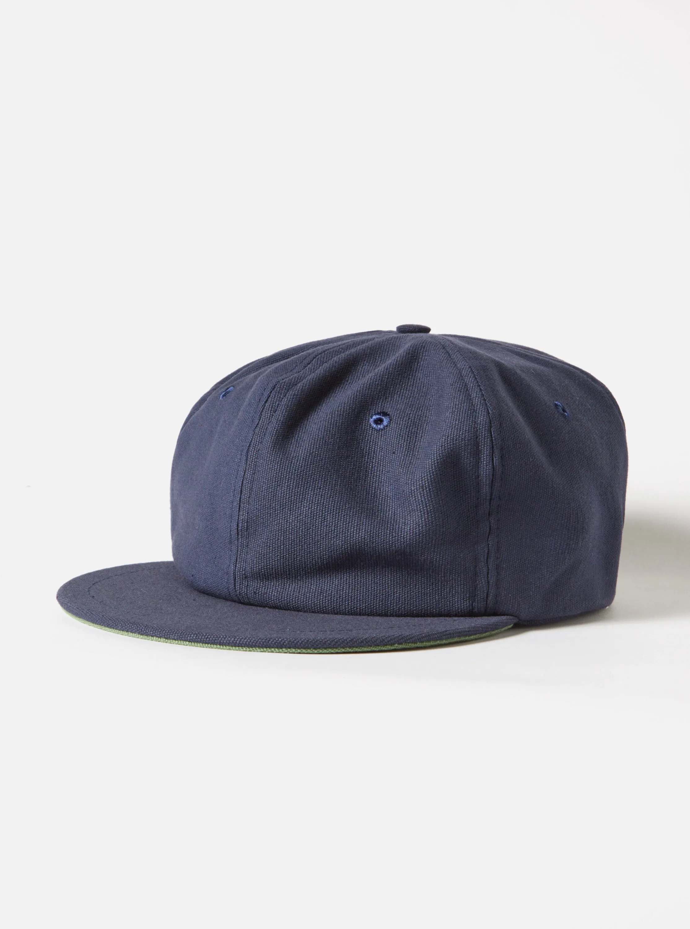 Universal Works Cricket Cap in Navy Canvas sold by Universal Works product image thumbnail 2