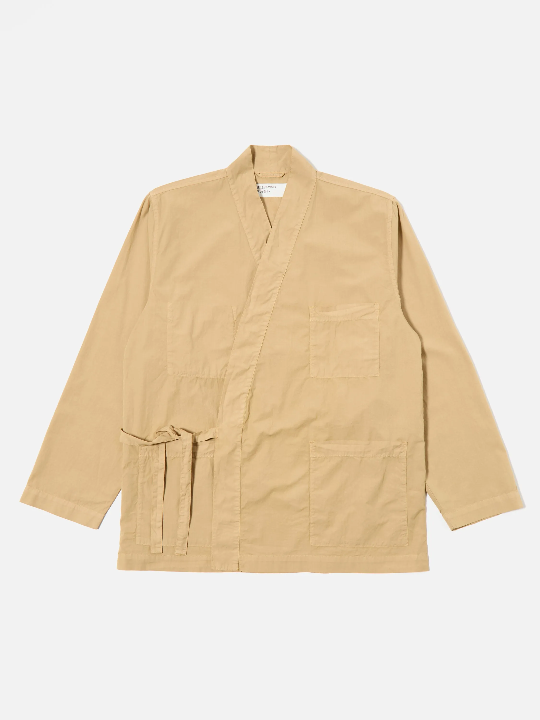 Universal Works Kyoto Work Jacket in Summer Oak Broad Cloth sold by Universal Works