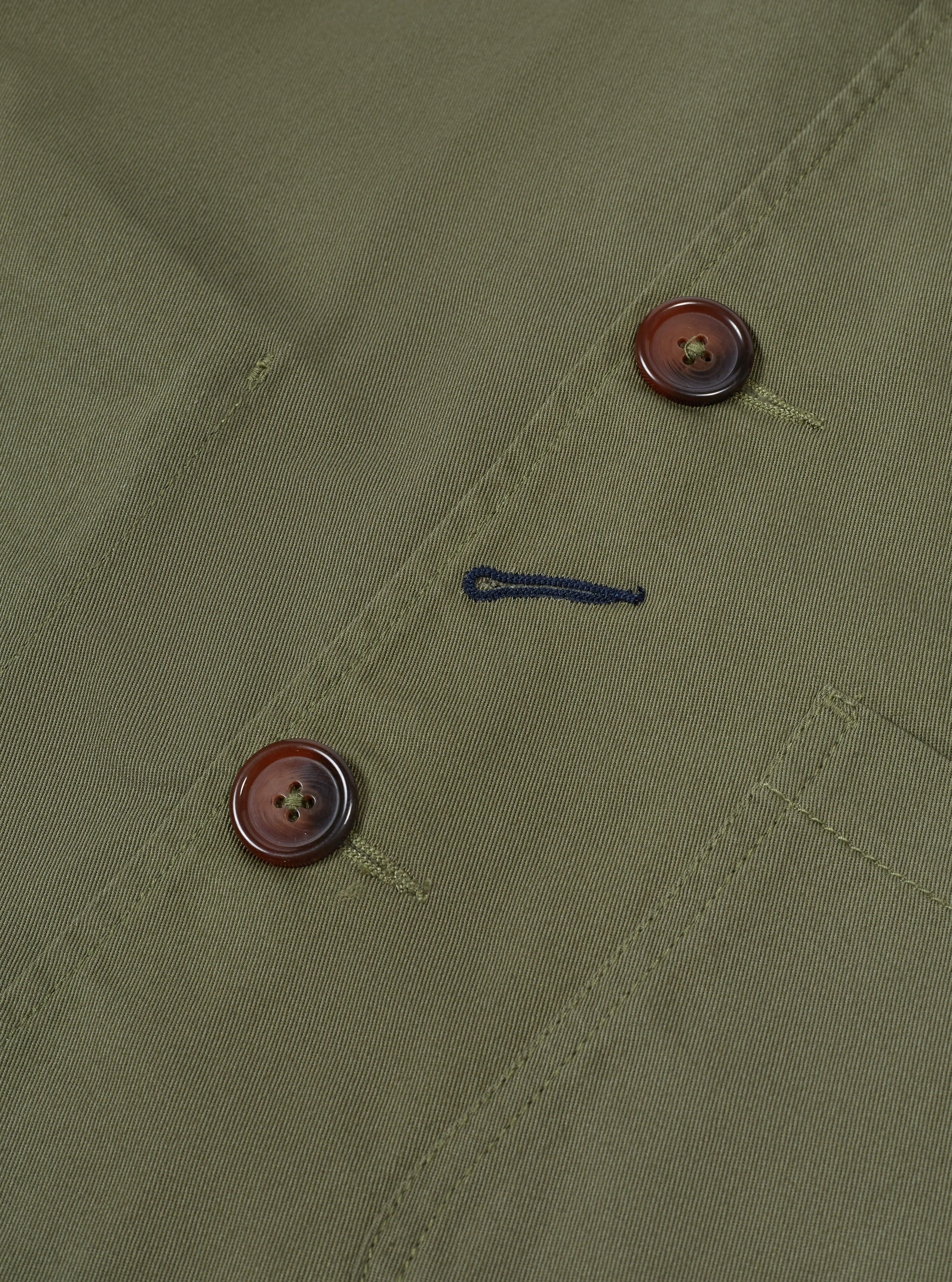 Light Olive Twill Bakers Chore Jacket sold by Universal Works product image thumbnail 4