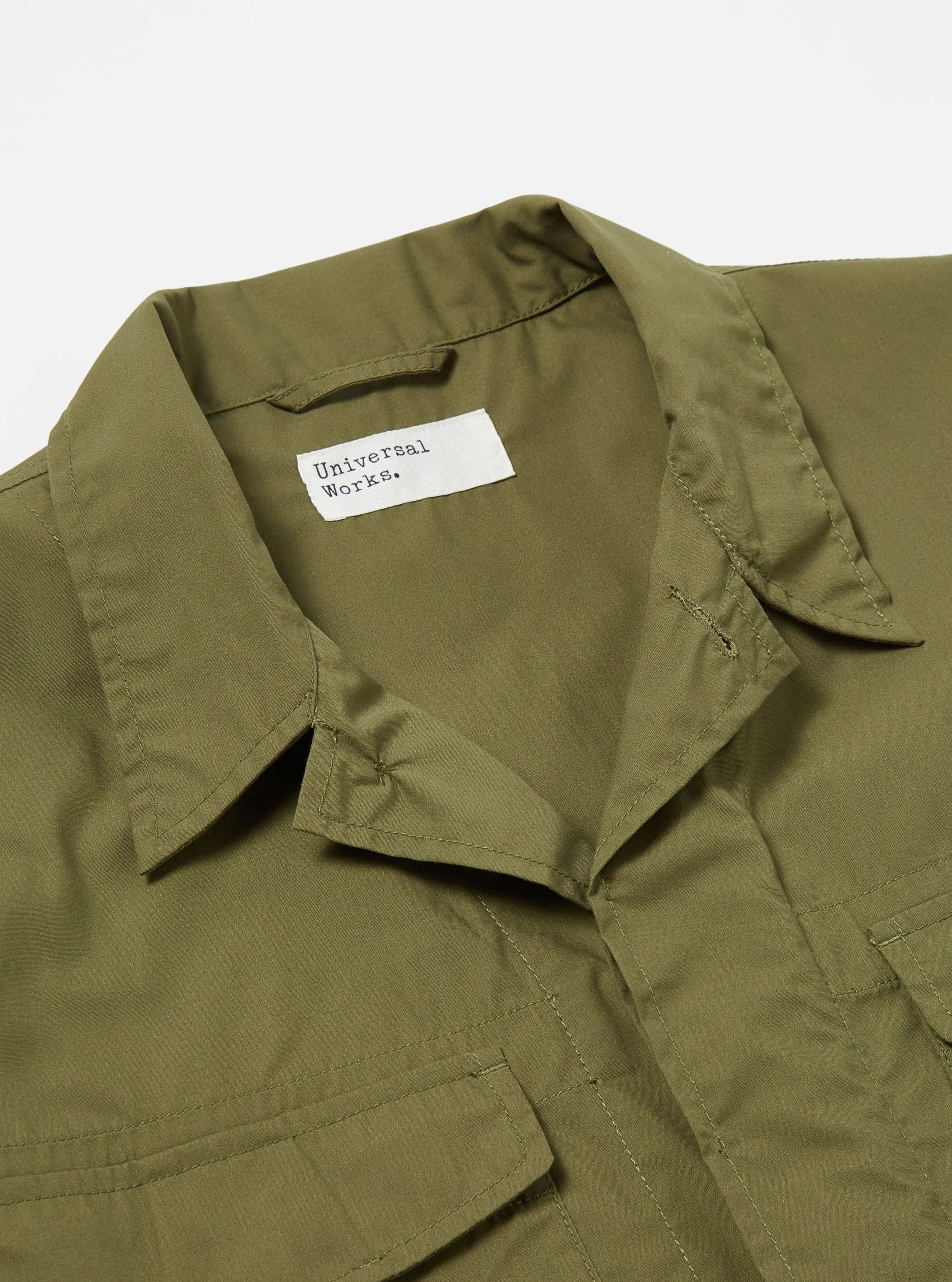 Universal Works Parachute Field Jacket in Olive Recycled Poly Tech sold by Universal Works product image thumbnail 4