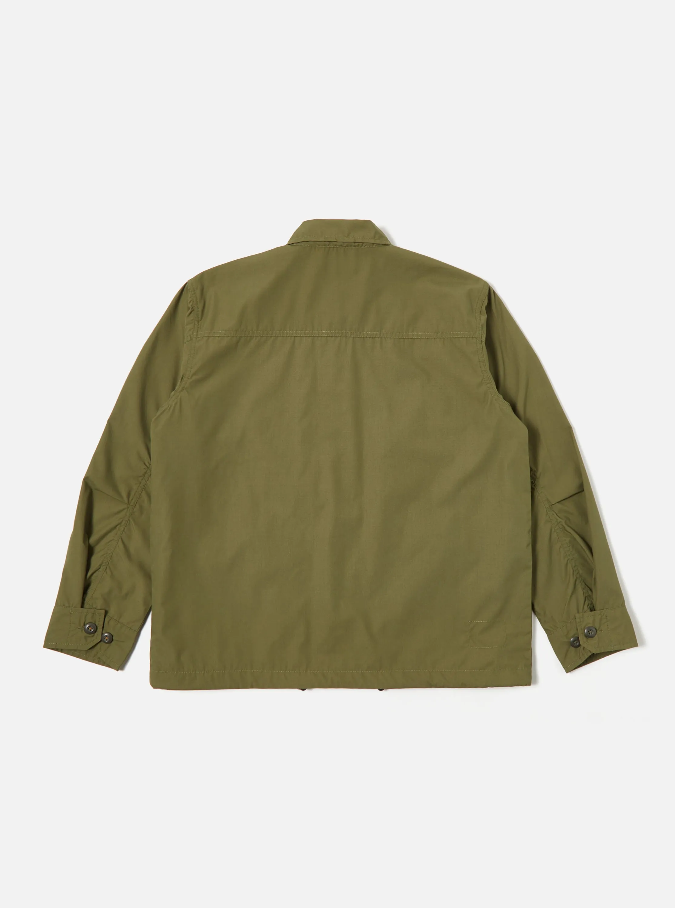 Universal Works Parachute Field Jacket in Olive Recycled Poly Tech sold by Universal Works product image thumbnail 3