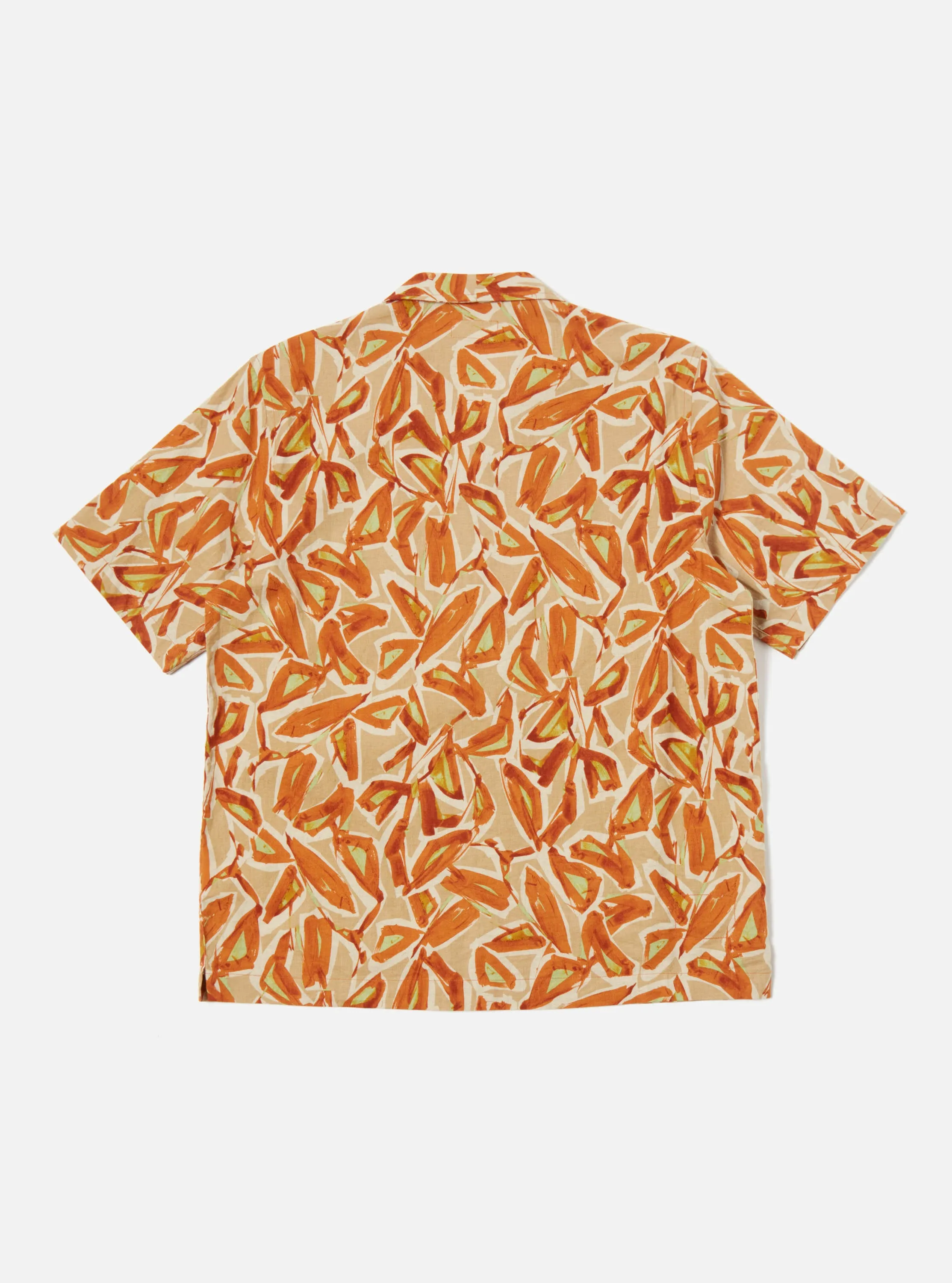 Universal Works Minari Shirt in Terracotta Artist Flower Lincot sold by Universal Works product image thumbnail 3