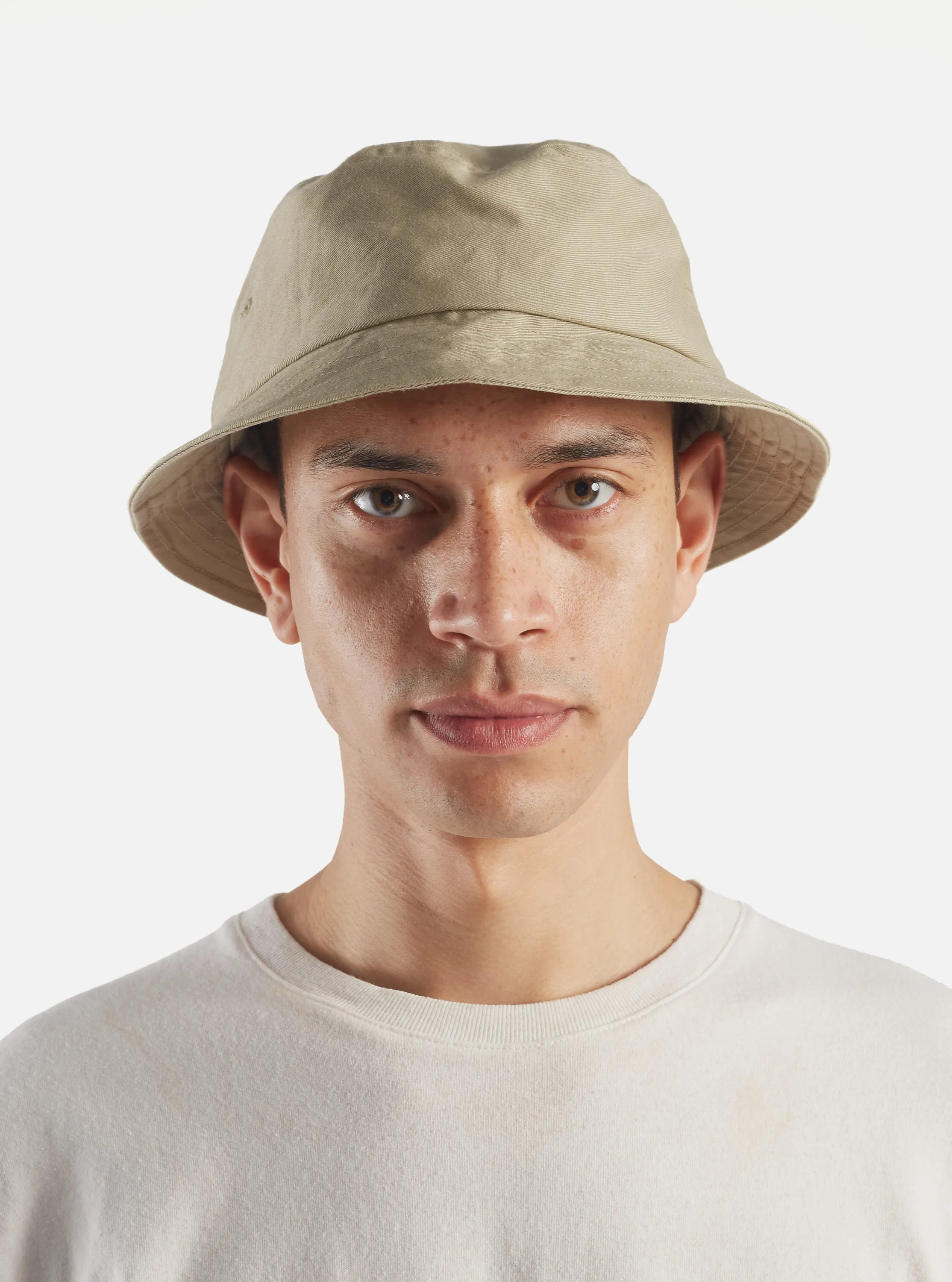 Universal Works Beach Hat in Stone Twill sold by Universal Works product image thumbnail 5