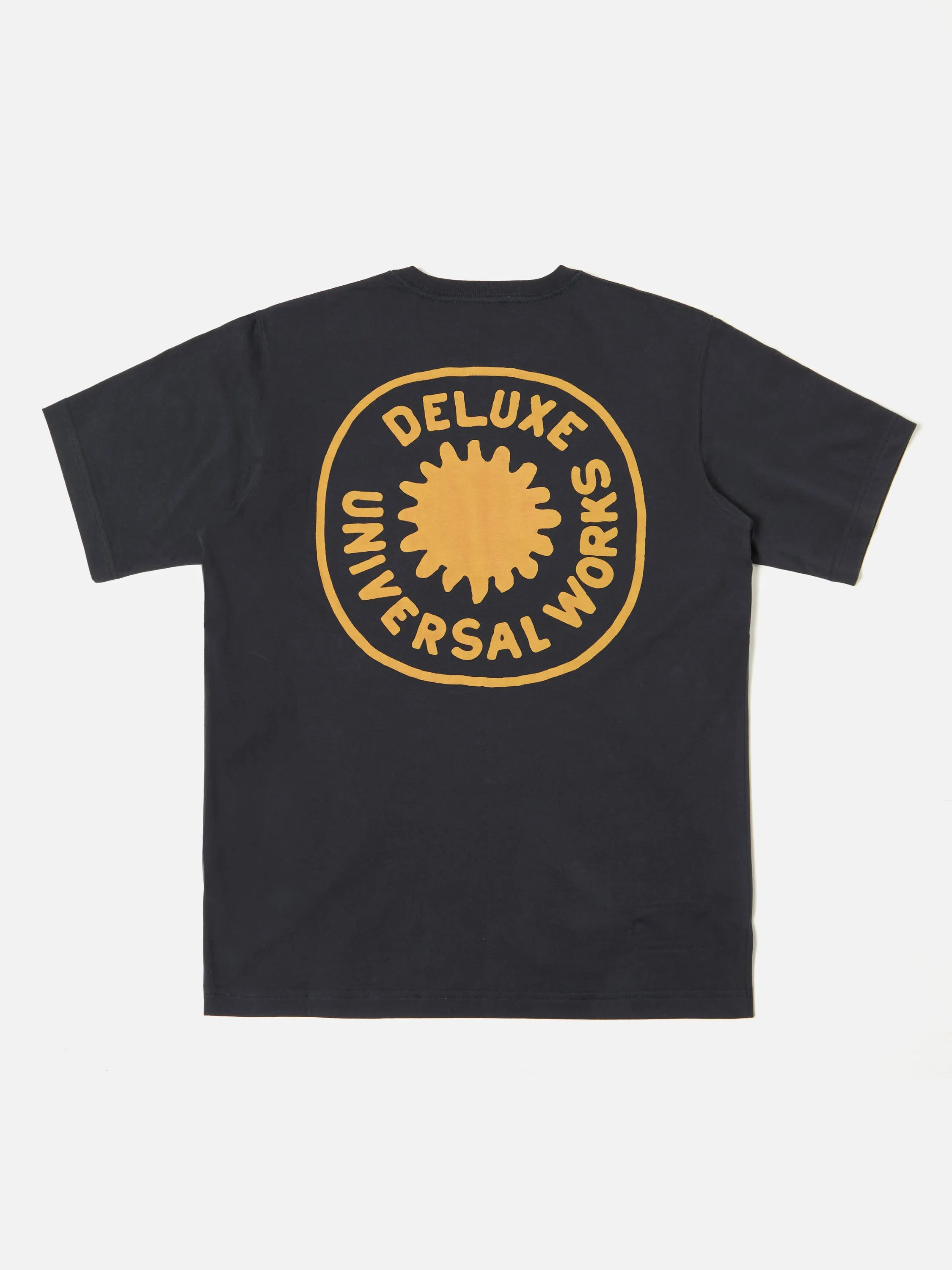 Universal Works Print Pocket Tee in Navy Single Jersey Deluxe sold by Universal Works product image thumbnail 3