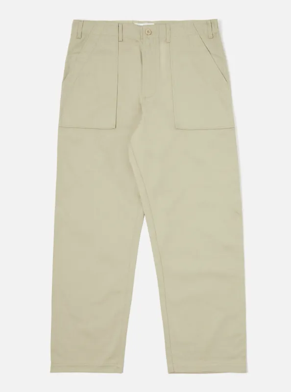 Universal Works Fatigue Pant in Stone Twill sold by Universal Works