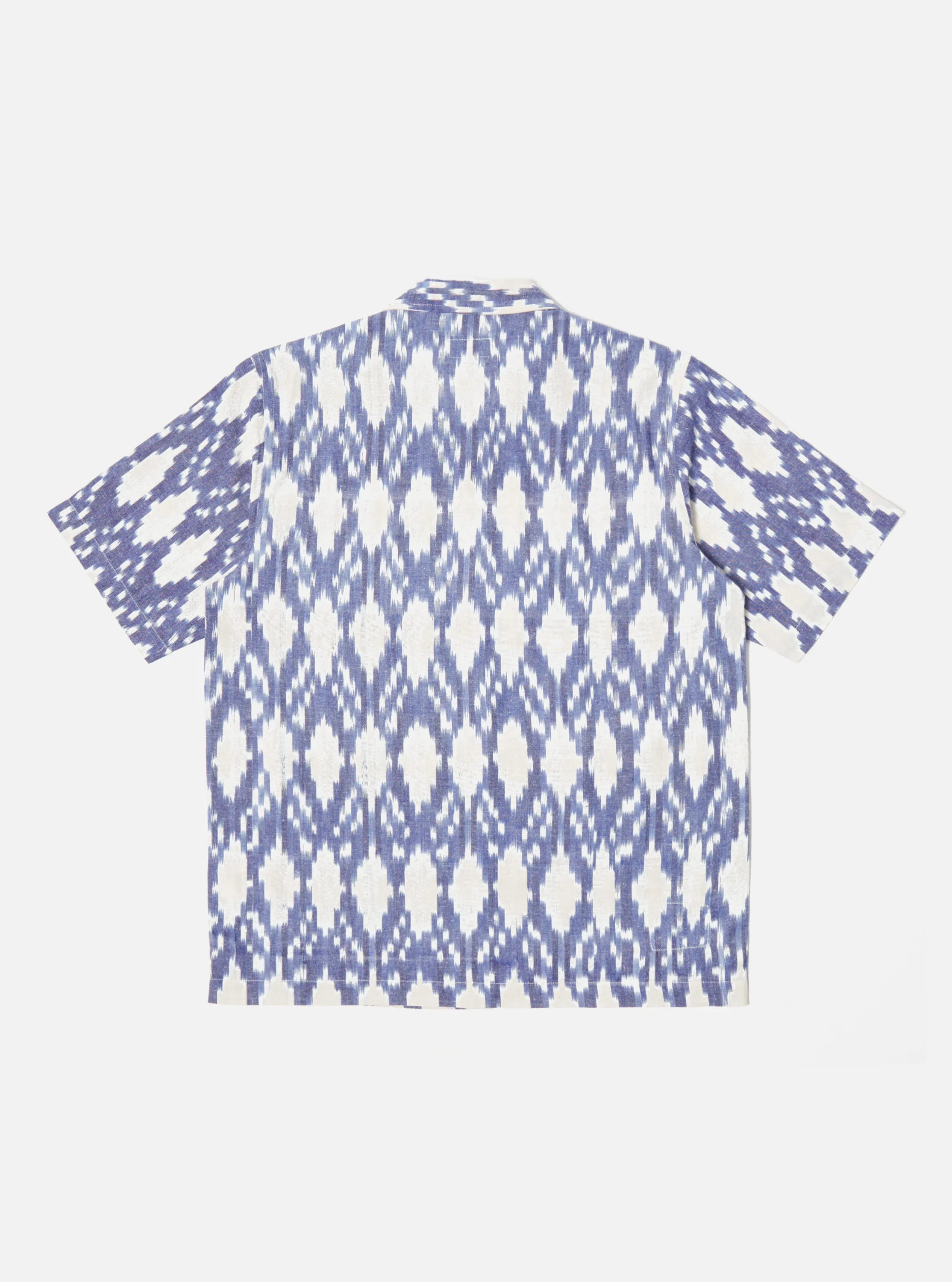 Universal Works Road Shirt in Ecru Summer Ikat sold by Universal Works product image thumbnail 3