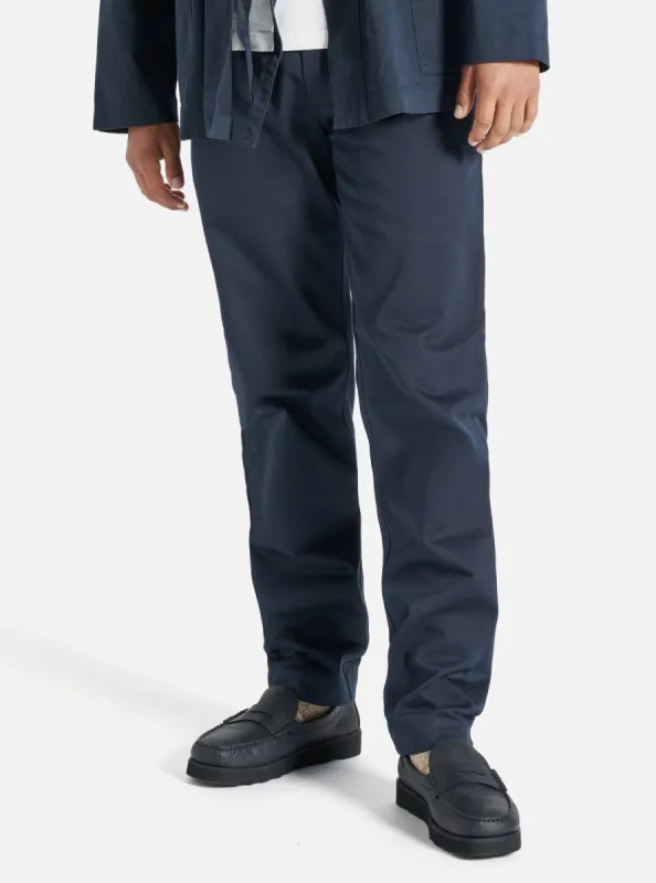 Universal Works Aston Pant in Navy Twill sold by Universal Works