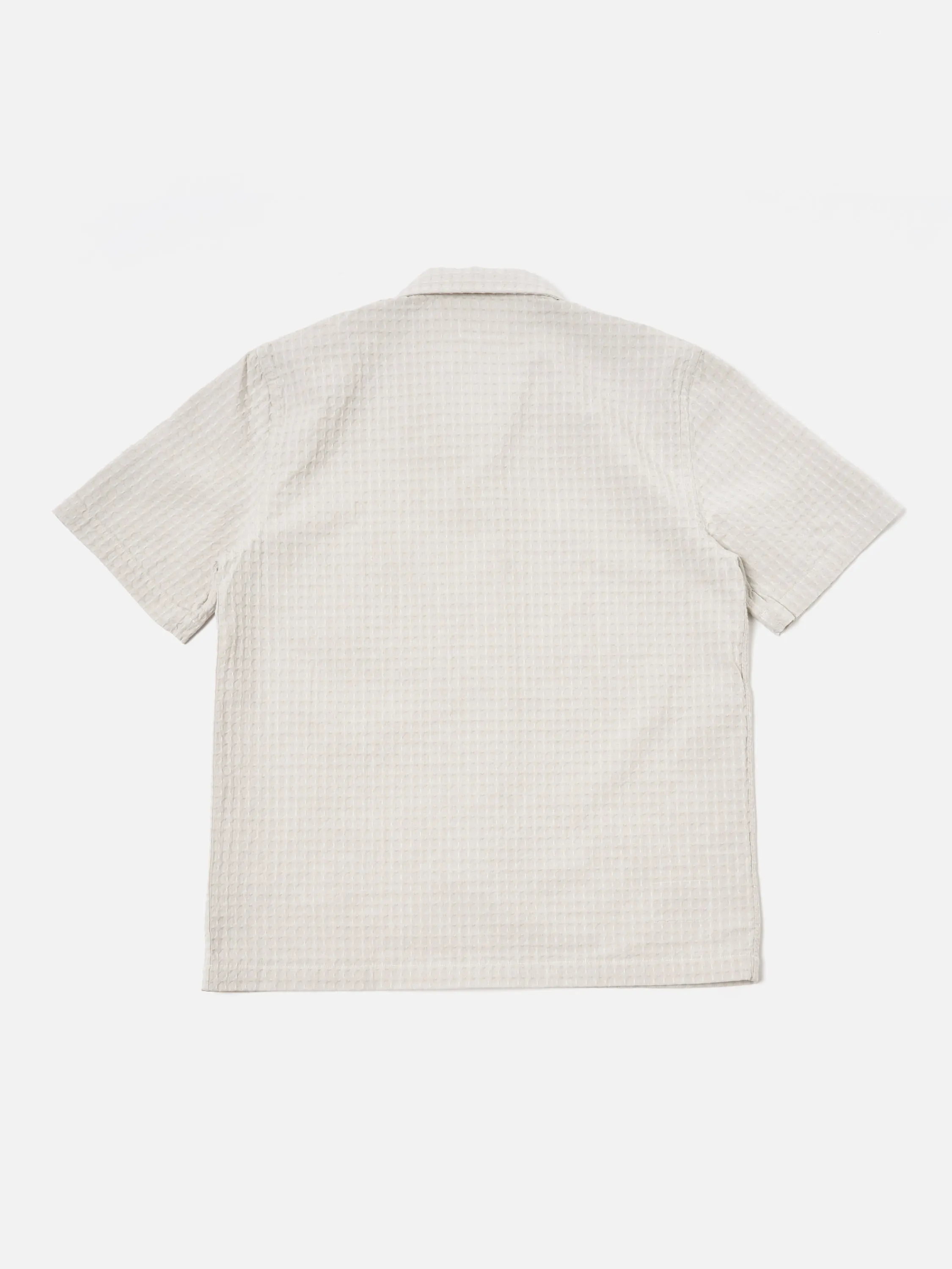 Universal Works Road Shirt in Light Olive Delos Back Cotton sold by Universal Works product image thumbnail 2