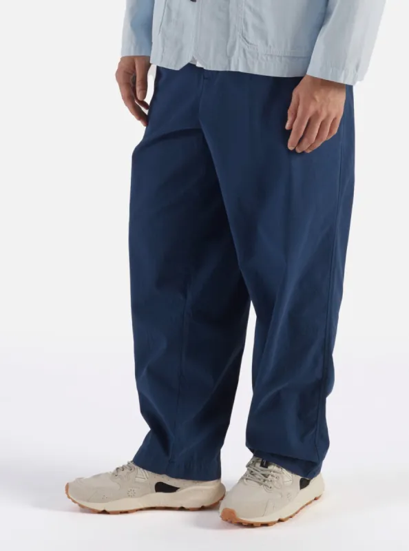Universal Works Oxford Pant in Navy Summer Canvas sold by Universal Works