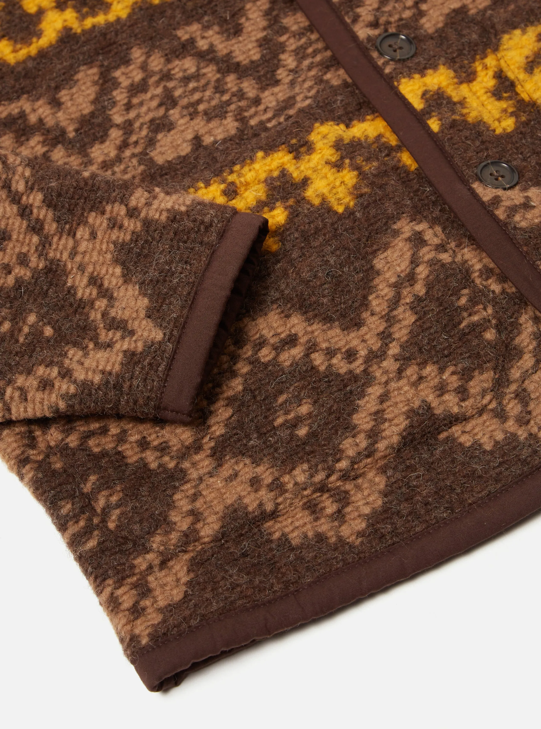 Universal Works Lancaster Jacket in Brown Rug Fleece sold by Universal Works product image thumbnail 5