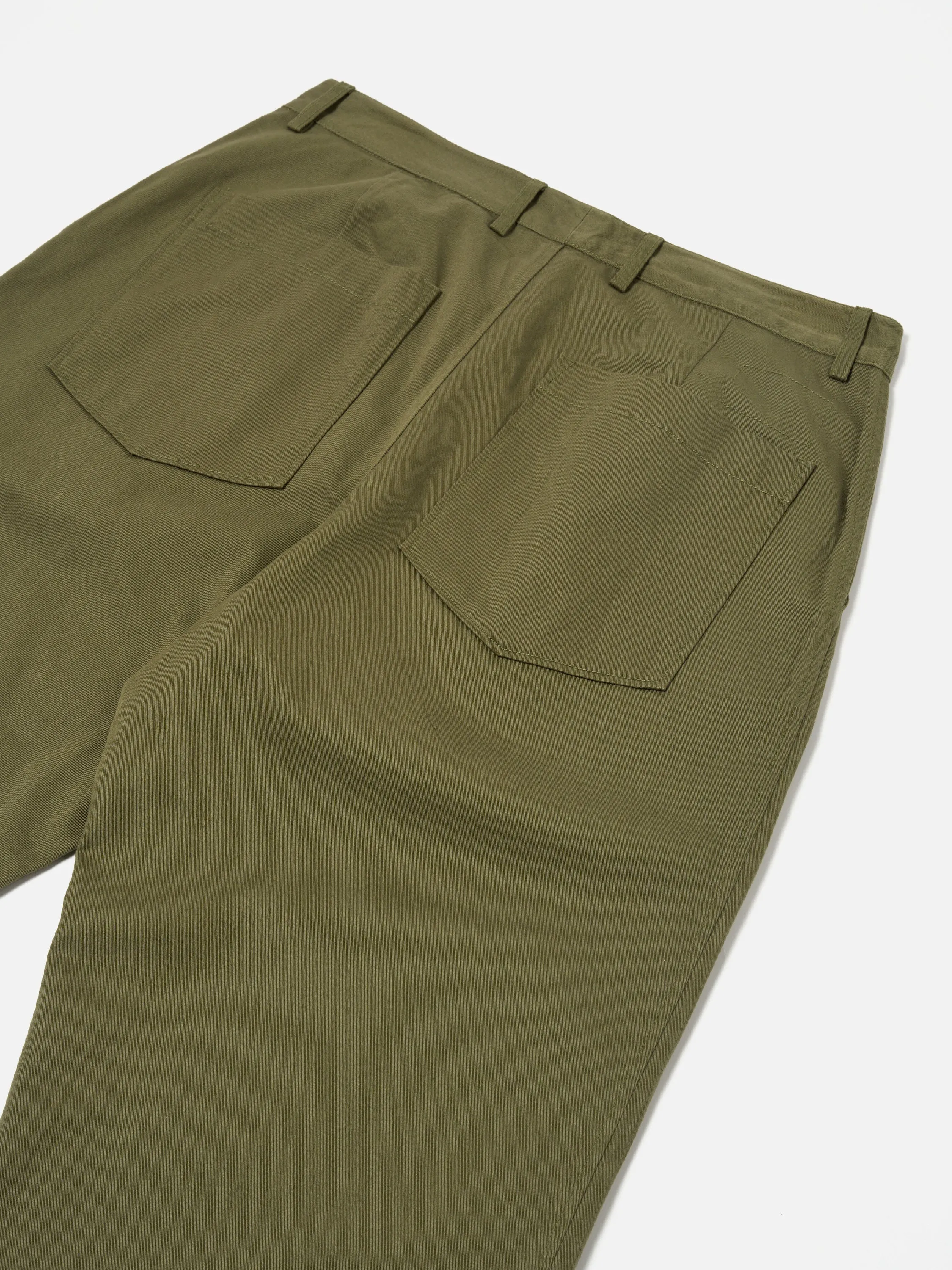 Universal Works Duke Pant in Light Olive Twill sold by Universal Works product image thumbnail 4