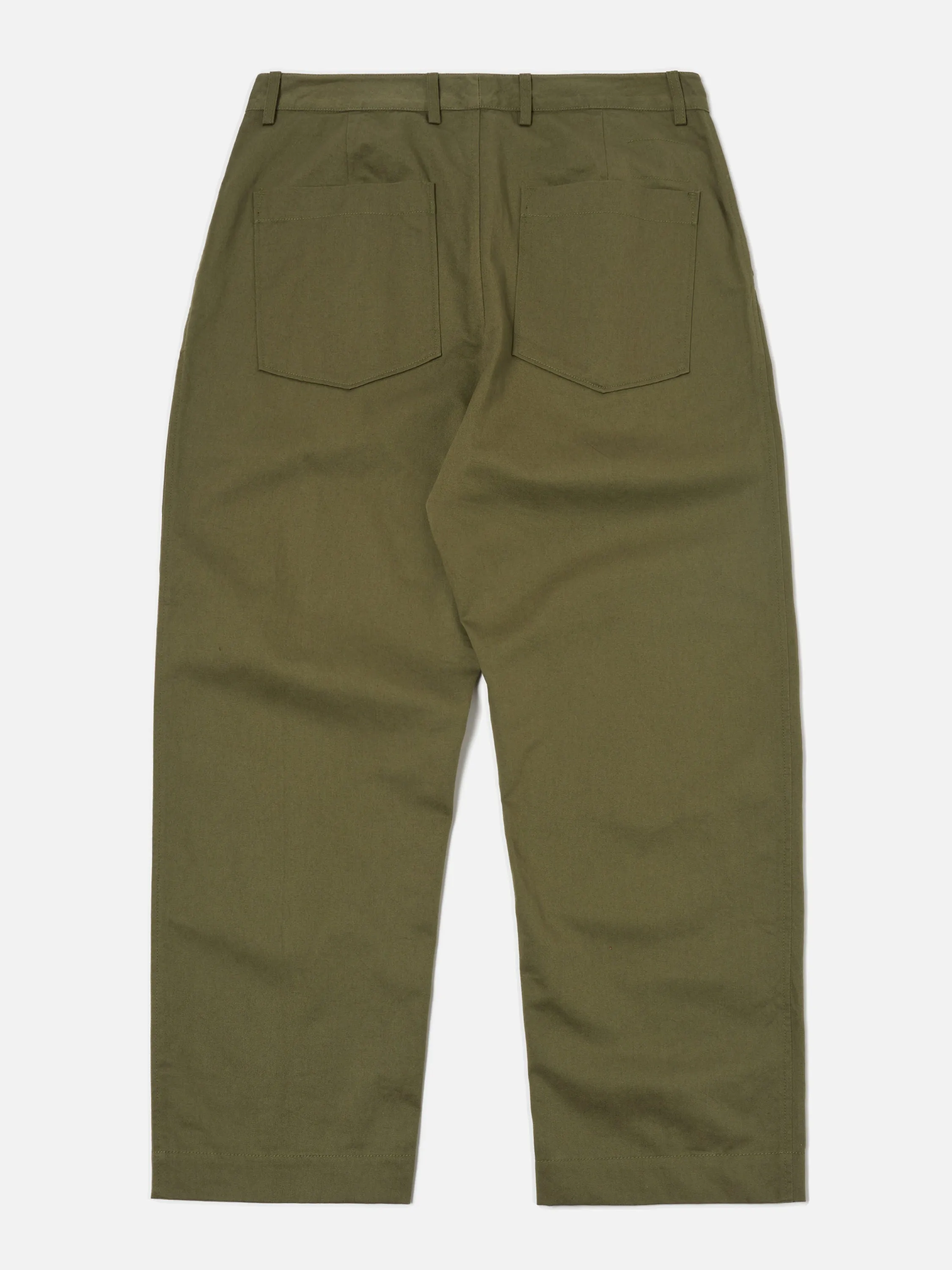 Universal Works Duke Pant in Light Olive Twill sold by Universal Works product image thumbnail 2