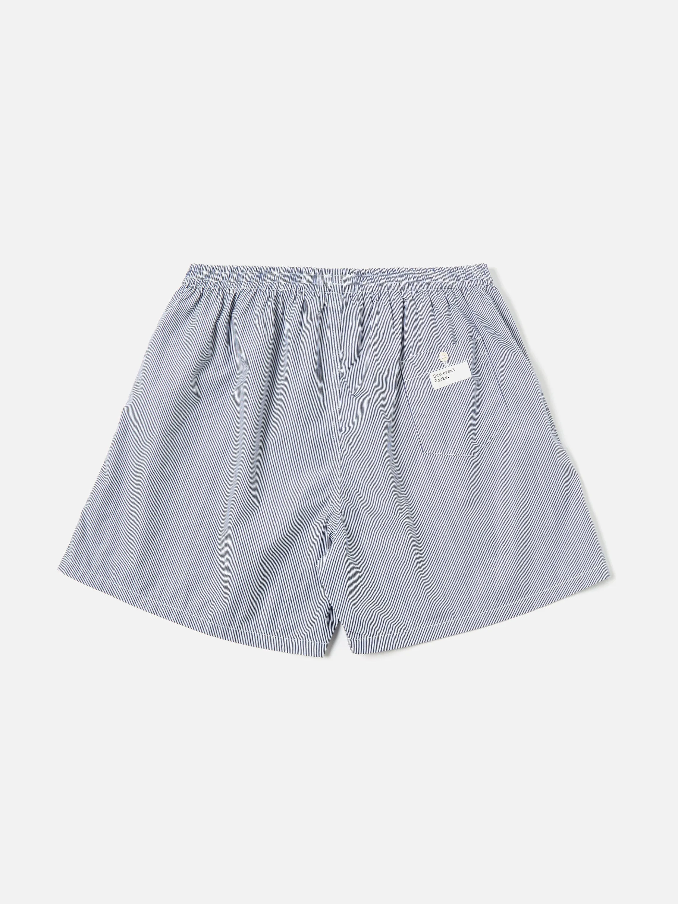 Universal Works Boxer Short in Blue Classic Stripes sold by Universal Works product image thumbnail 2