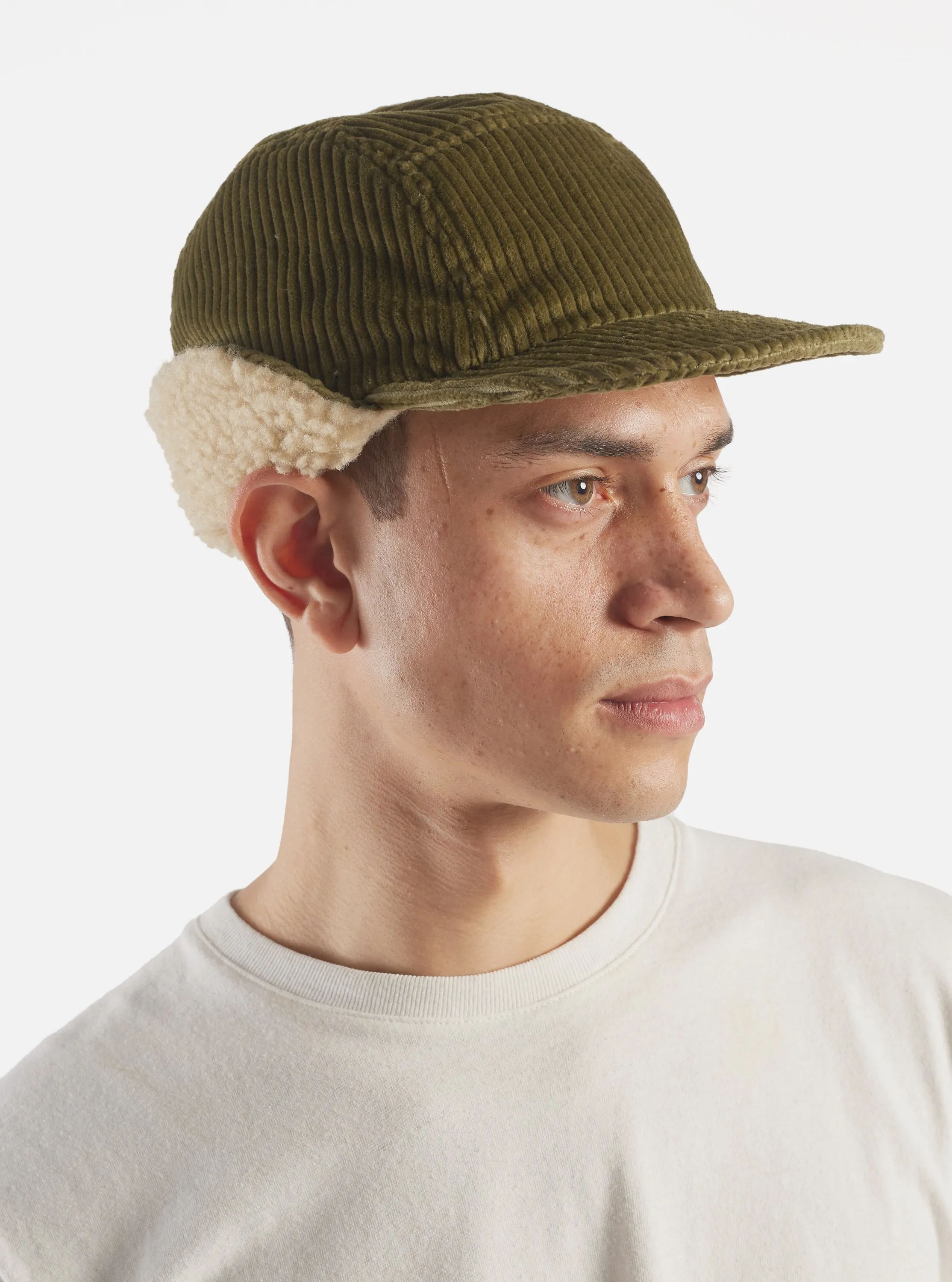 cableami® 5w Cap in Olive Corduroy sold by Universal Works product image thumbnail 2