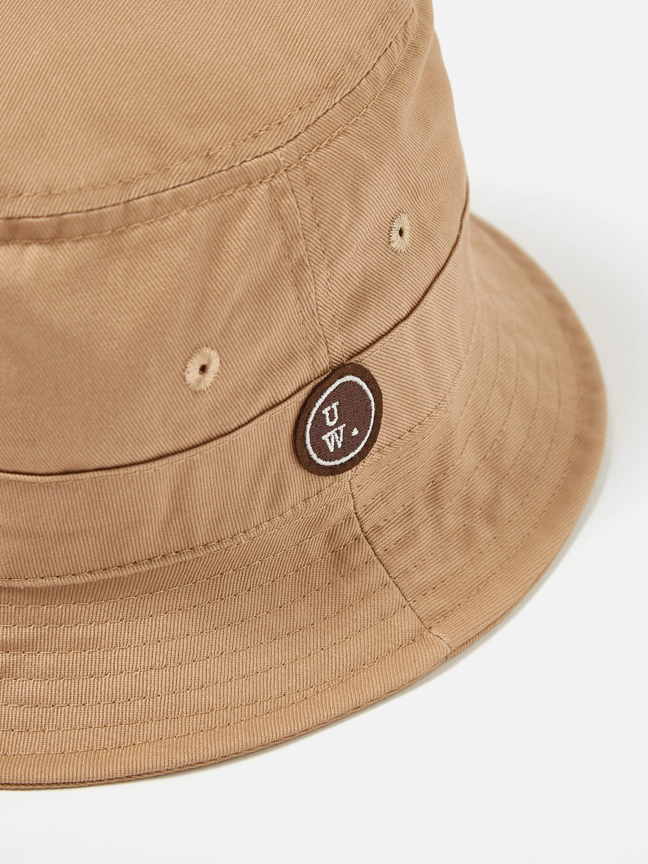 Universal Works Bucket Hat in Summer Oak Twill Cotton sold by Universal Works product image thumbnail 3