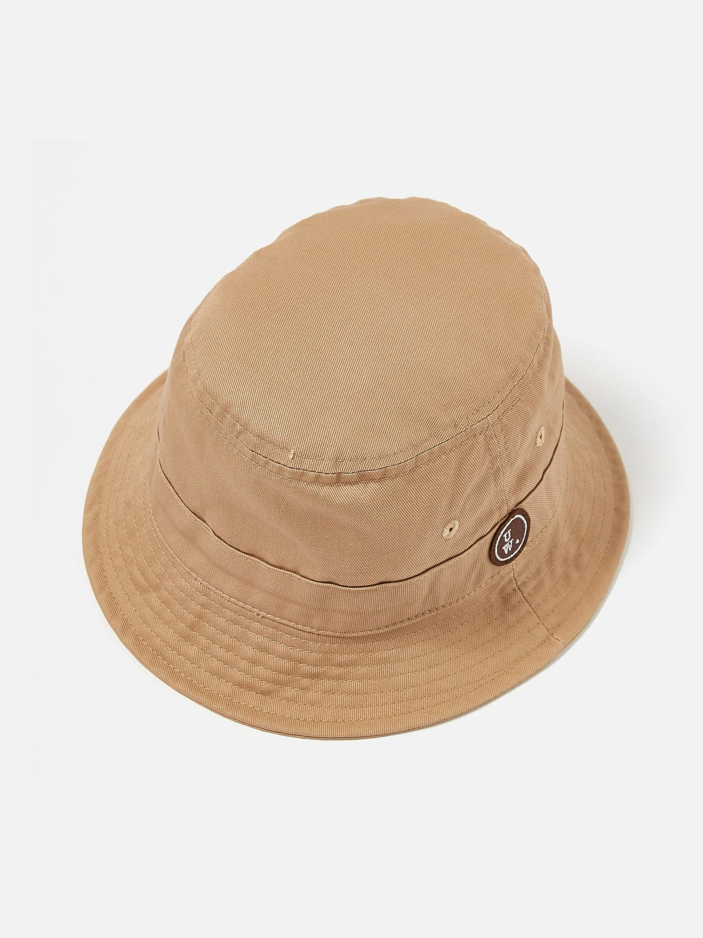 Universal Works Bucket Hat in Summer Oak Twill Cotton sold by Universal Works product image thumbnail 4