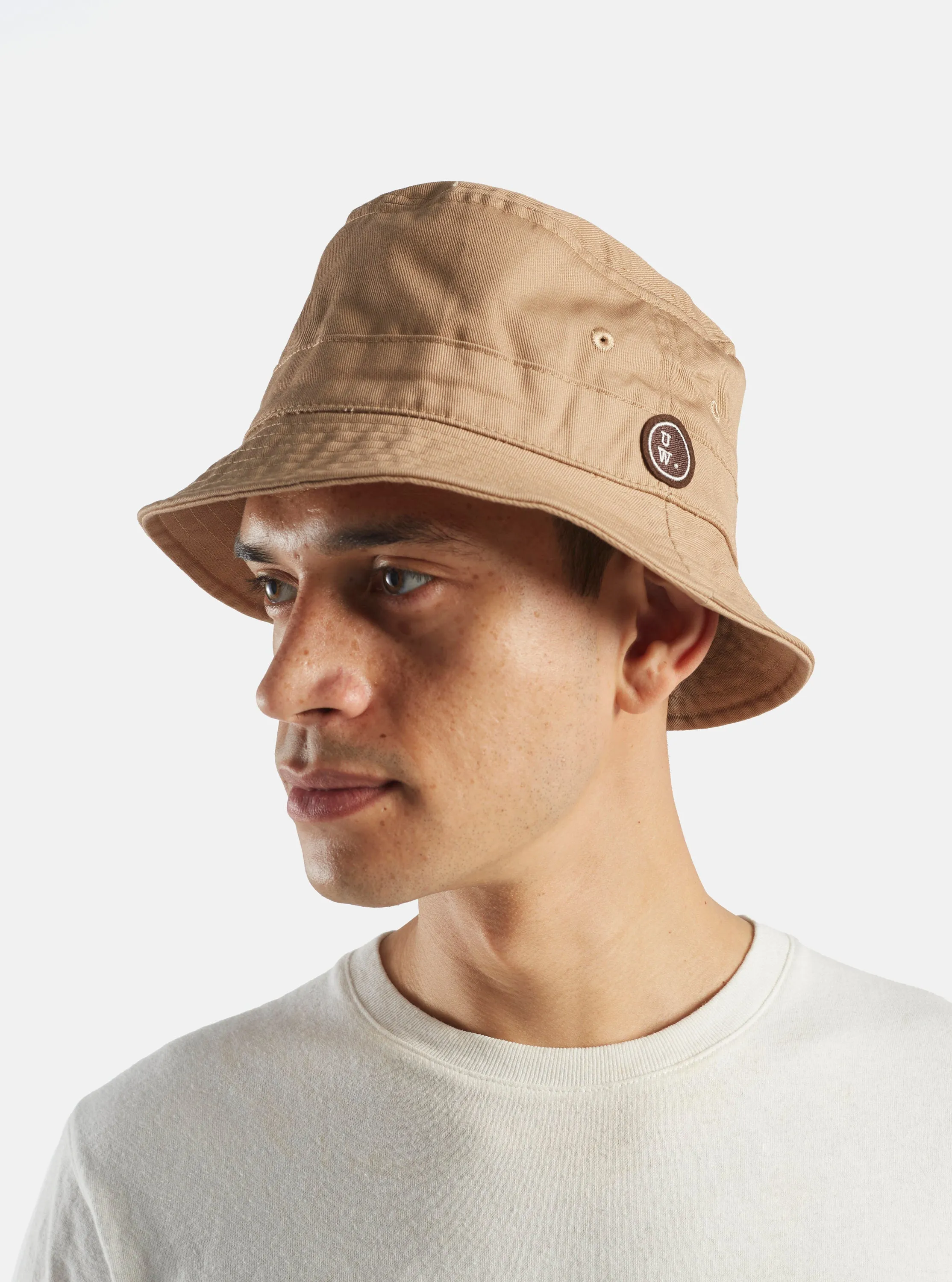 Universal Works Bucket Hat in Summer Oak Twill Cotton sold by Universal Works product image thumbnail 5