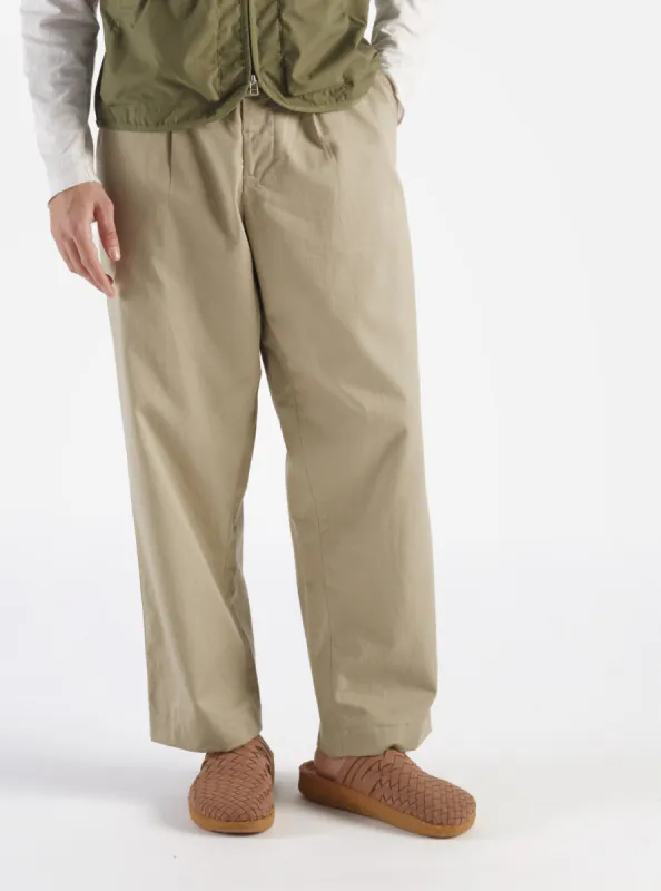Universal Works Duke Pant in Stone Twill sold by Universal Works