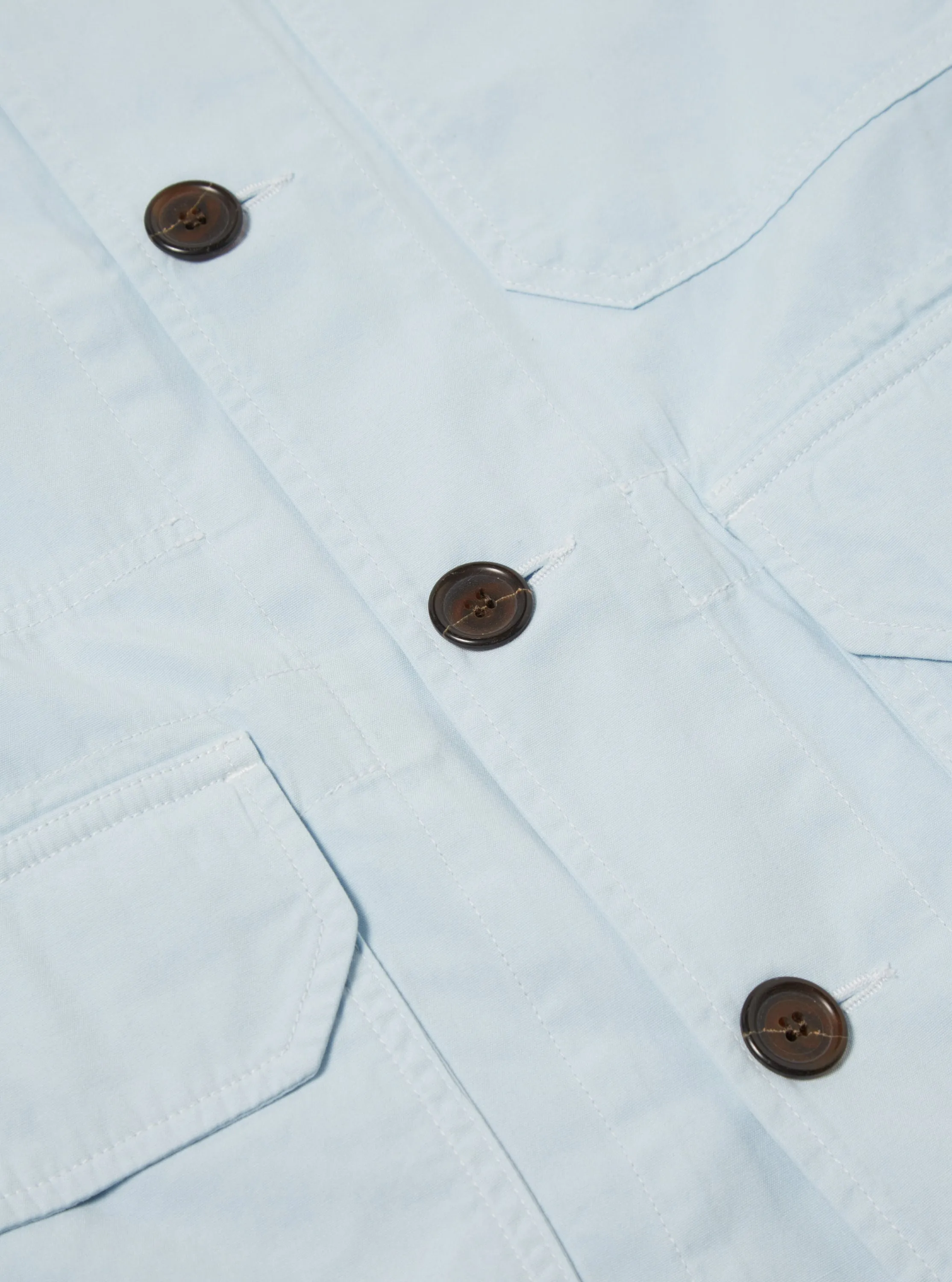 Universal Works Utility Jacket in Sky Summer Canvas sold by Universal Works product image thumbnail 5
