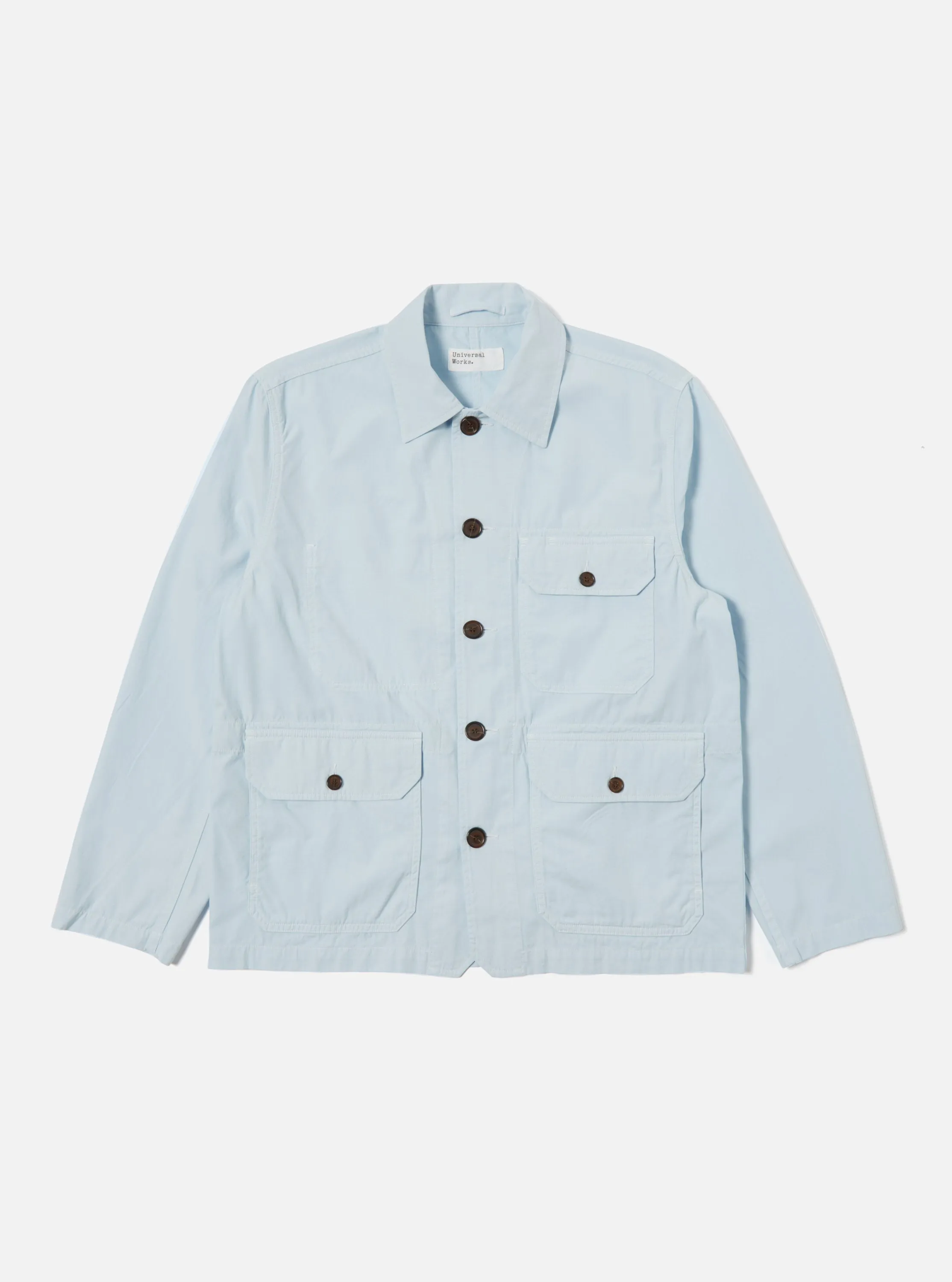 Universal Works Utility Jacket in Sky Summer Canvas sold by Universal Works product image thumbnail 2