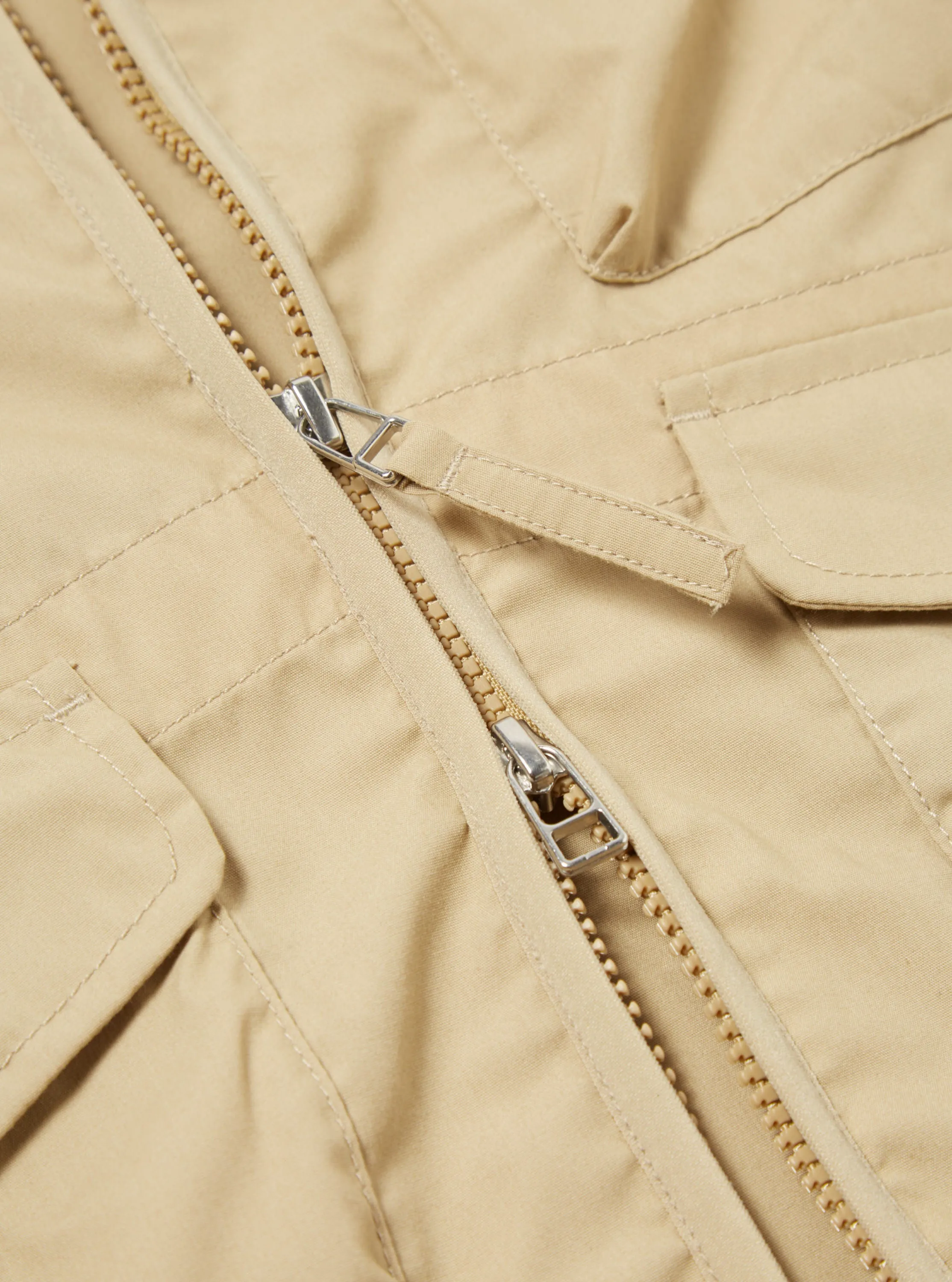 Universal Works Parachute Liner Jacket in Sand Recycled Poly Tech sold by Universal Works product image thumbnail 5