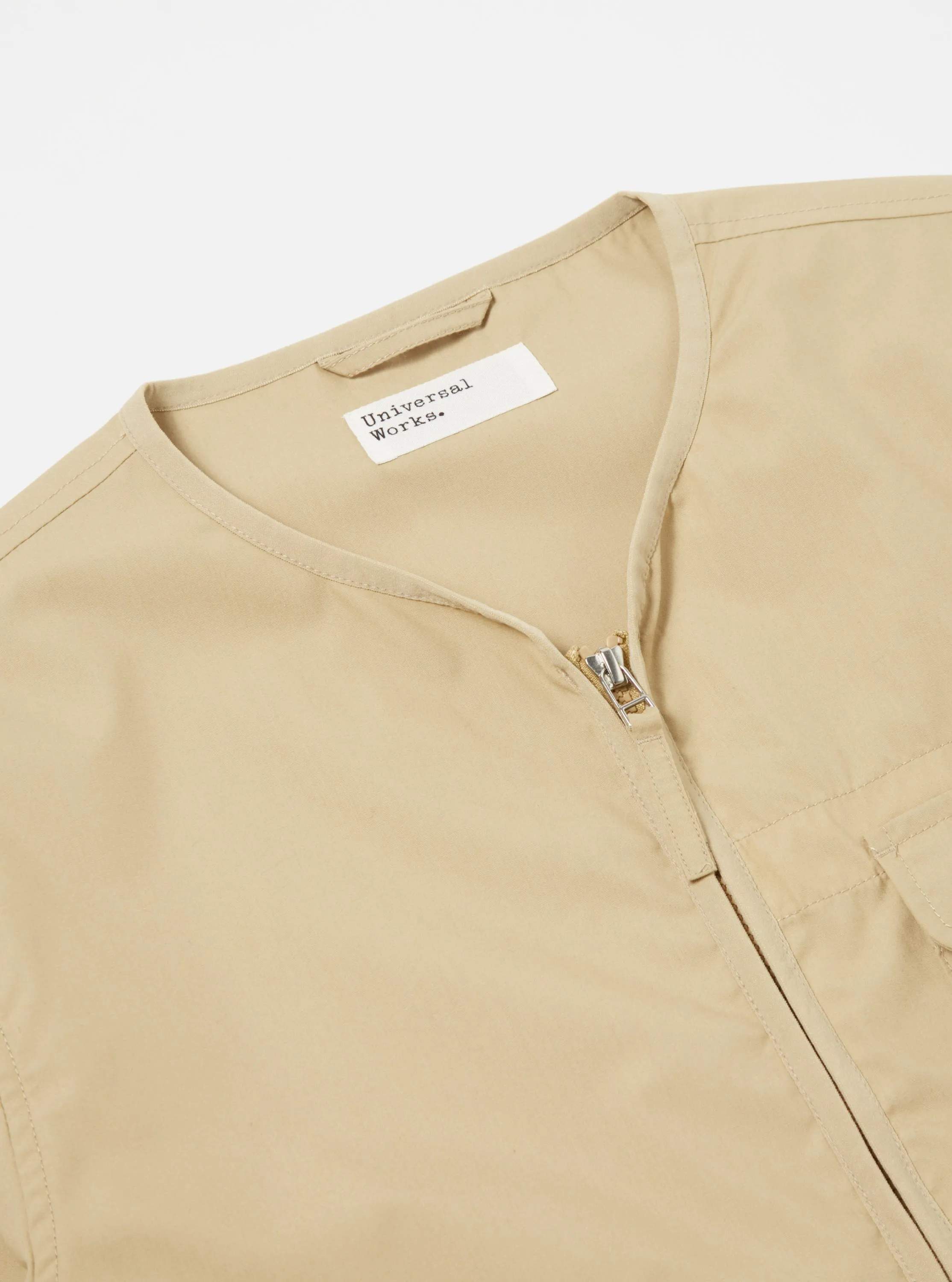 Universal Works Parachute Liner Jacket in Sand Recycled Poly Tech sold by Universal Works product image thumbnail 4