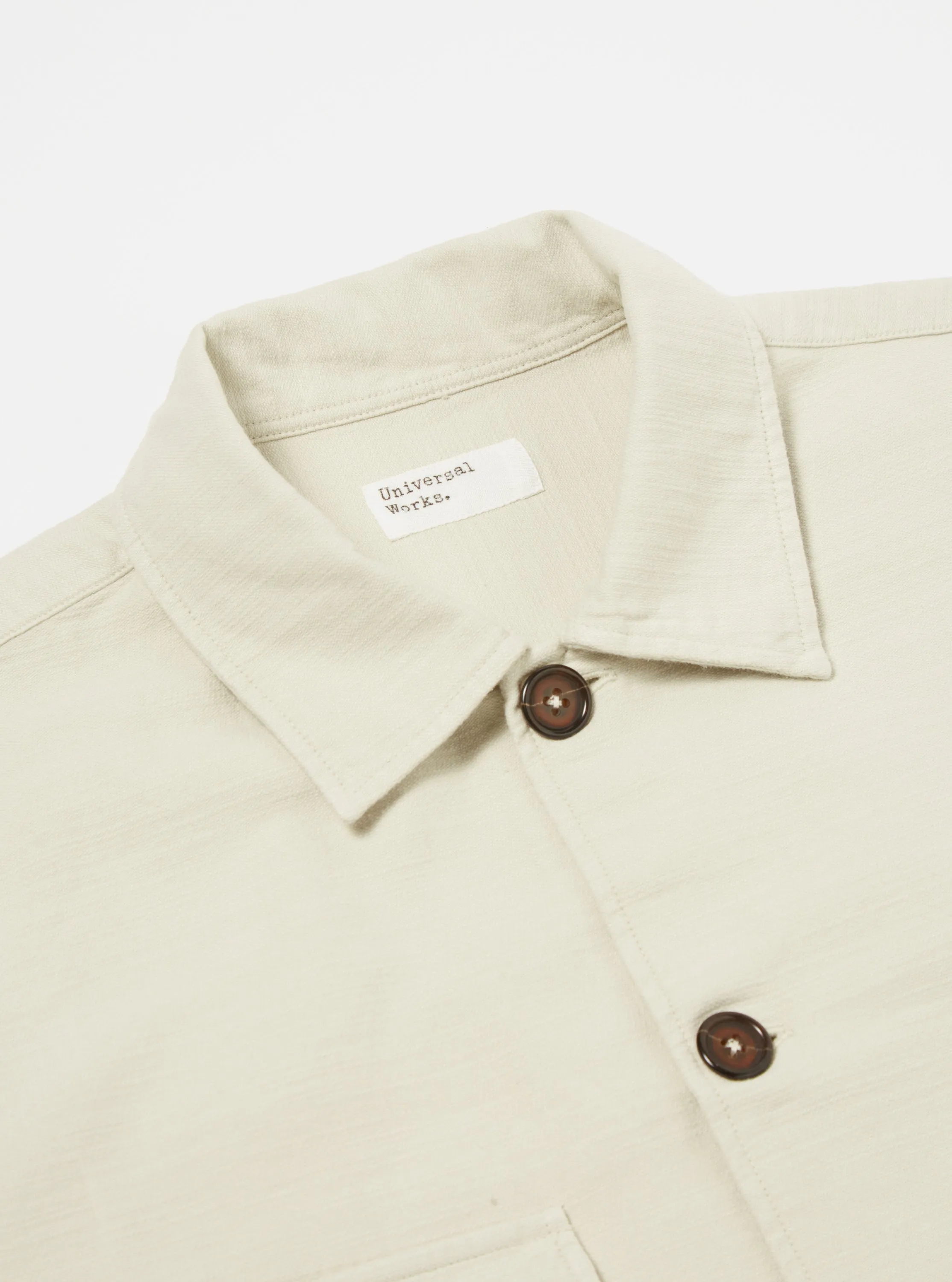 Universal Works Dockside Jacket in Driftwood Slub Sateen sold by Universal Works product image thumbnail 5