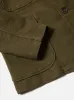 Universal Works Five Pocket Jacket in Olive Chevron Cotton sold by Universal Works