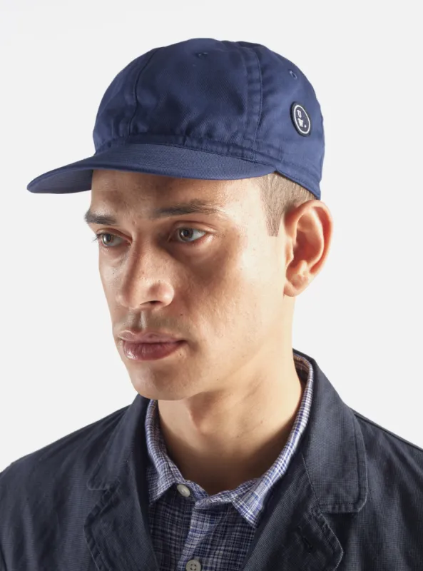 Universal Works Mechanics Hat in Navy Twill Cotton sold by Universal Works