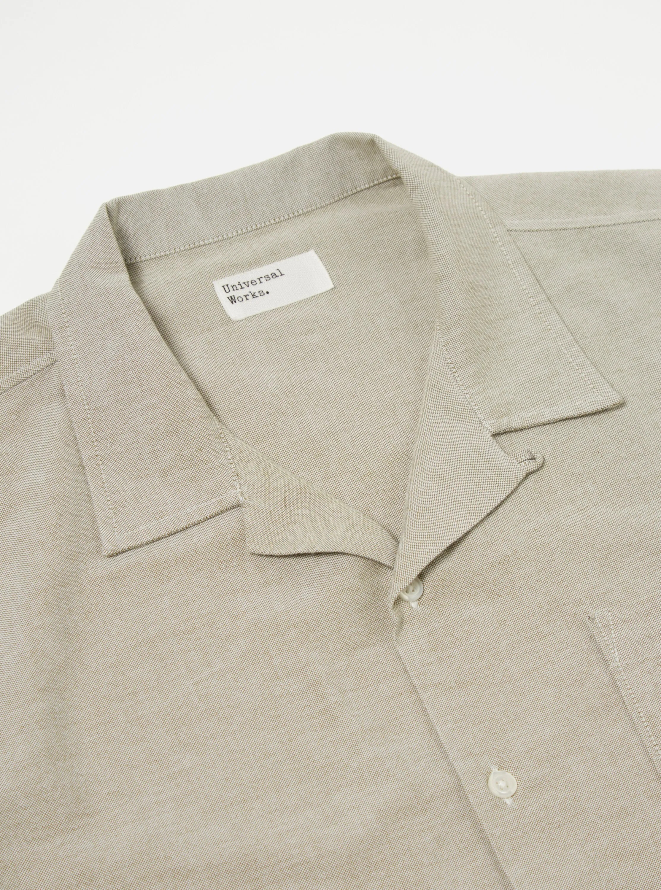 Universal Works Road Shirt in Olive Oxford Cotton sold by Universal Works product image thumbnail 4