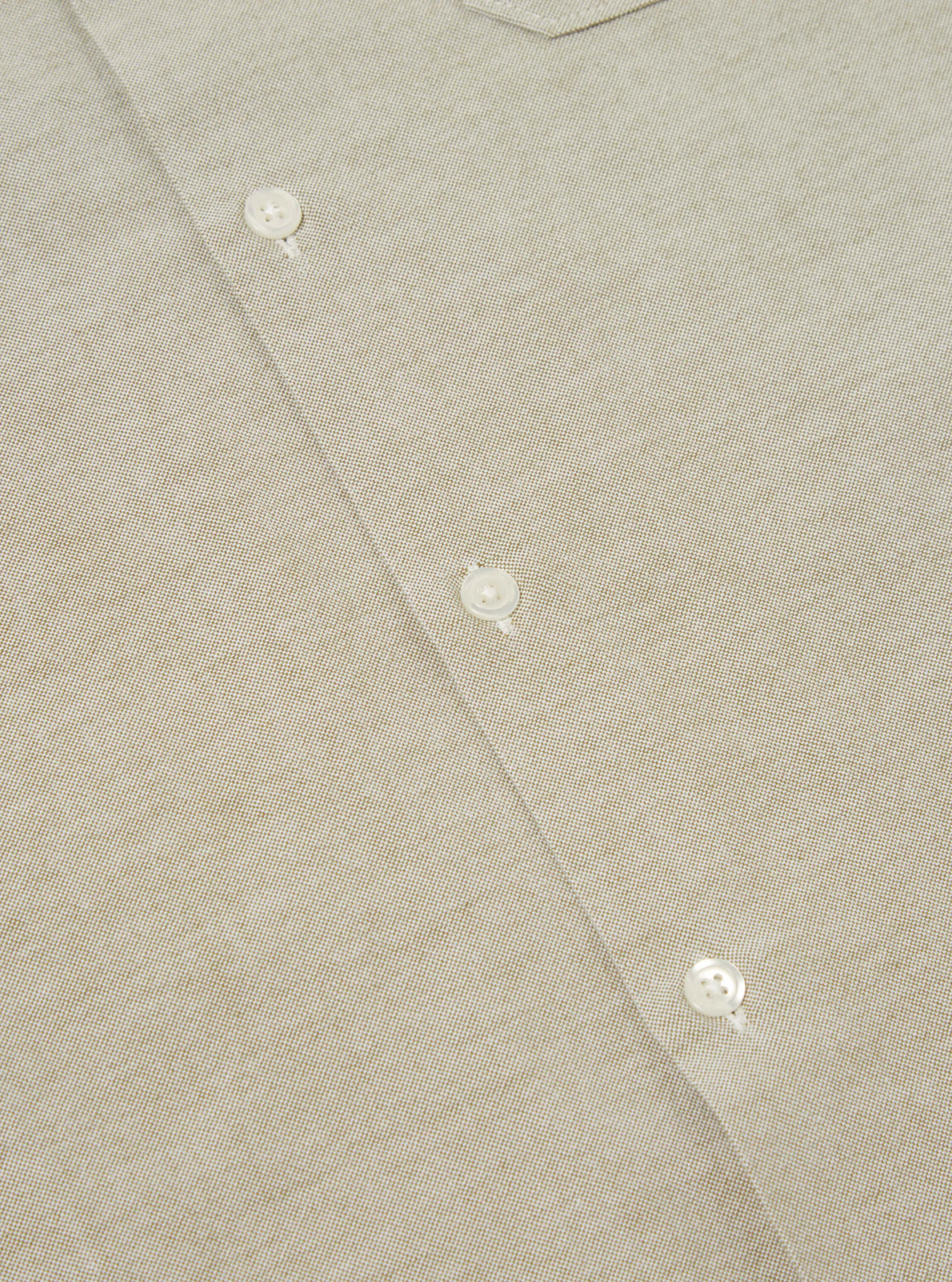 Universal Works Road Shirt in Olive Oxford Cotton sold by Universal Works product image thumbnail 5