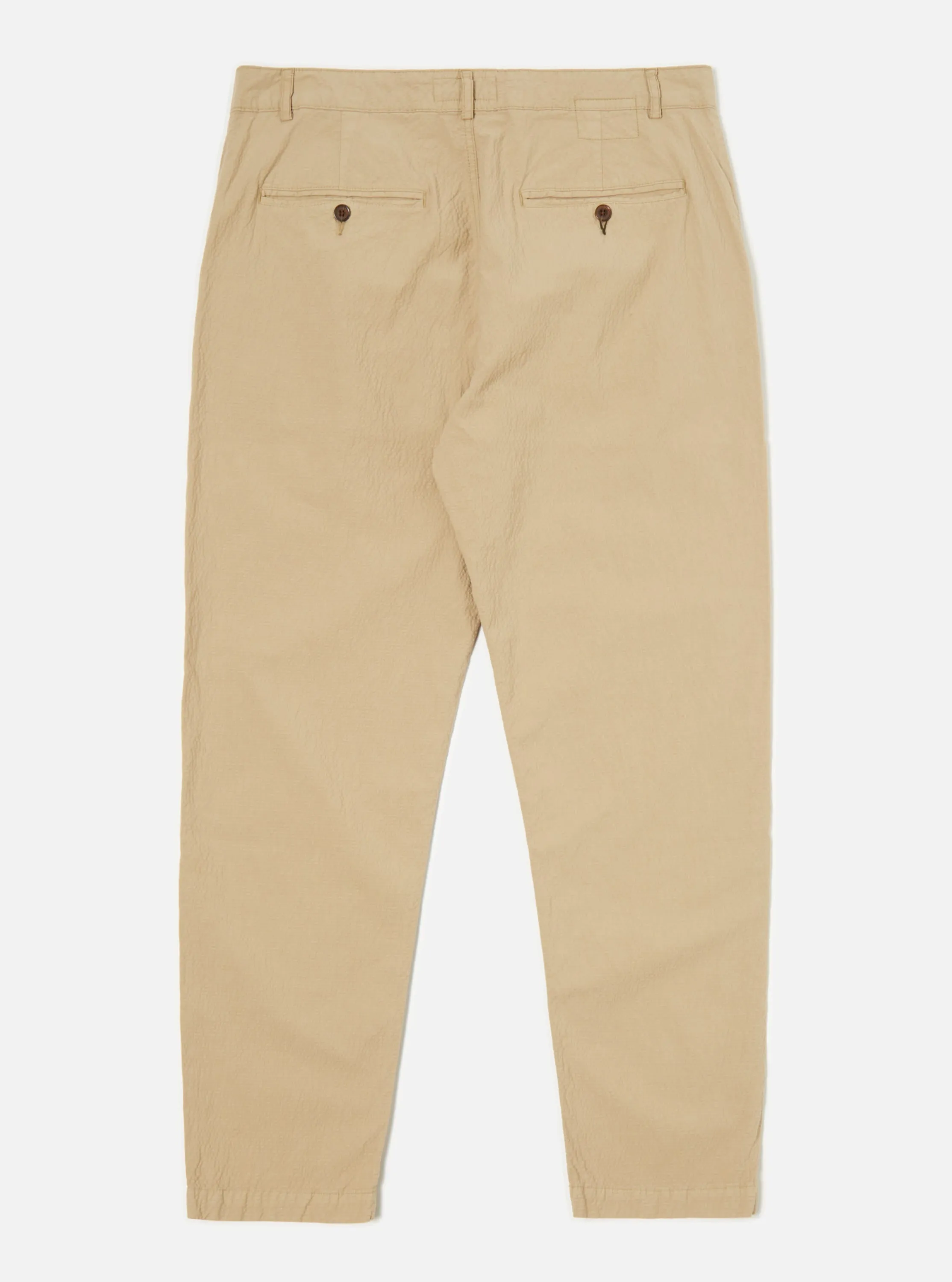 Universal Works Military Chino in Summer Oak Seersucker II sold by Universal Works product image thumbnail 4