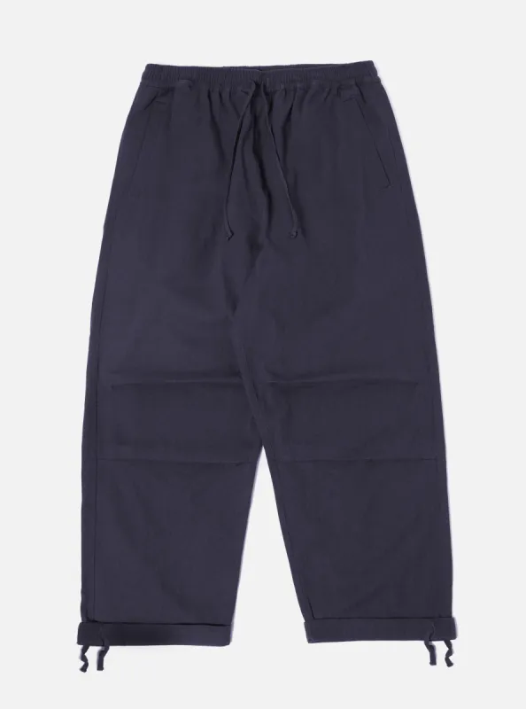 Universal Works Parachute Pant in Navy Winter Twill sold by Universal Works