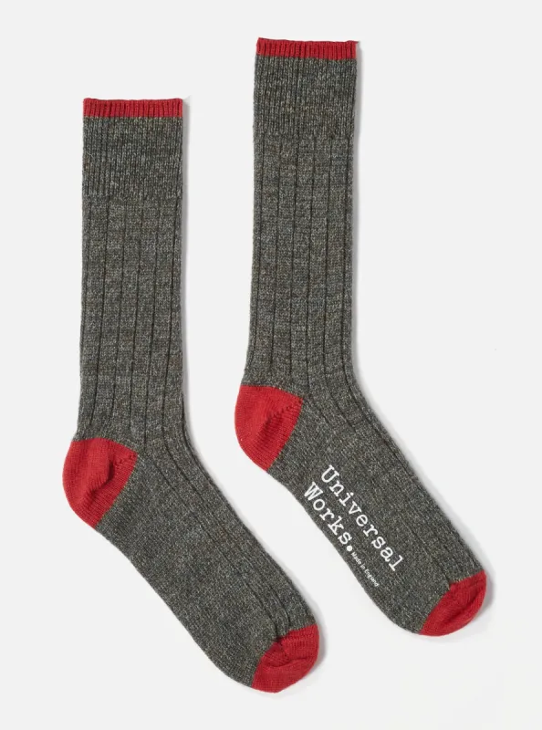 Derby Wool Hike Sock sold by Universal Works