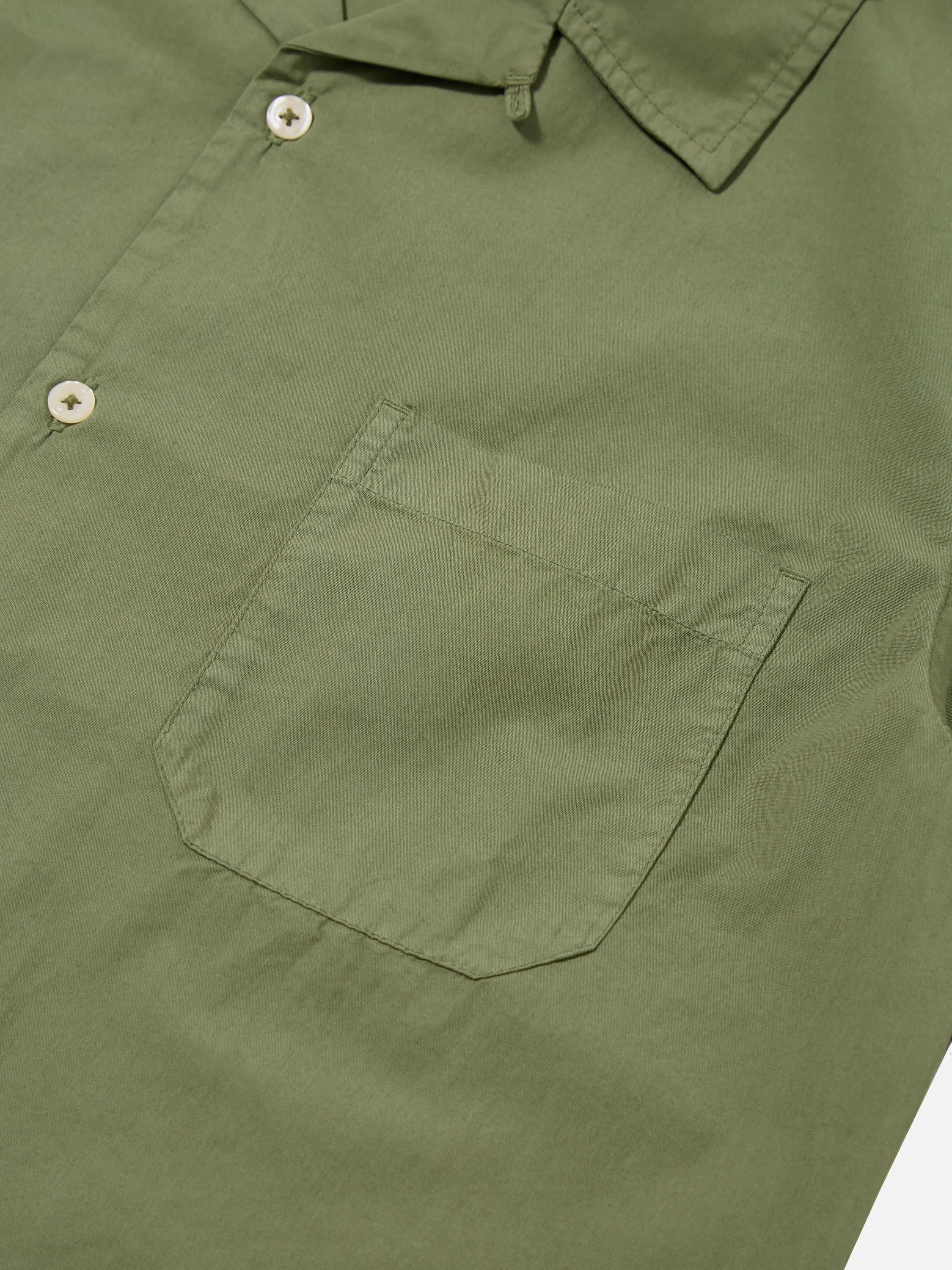 Universal Works Road Shirt in Birch Broad Cloth sold by Universal Works product image thumbnail 4