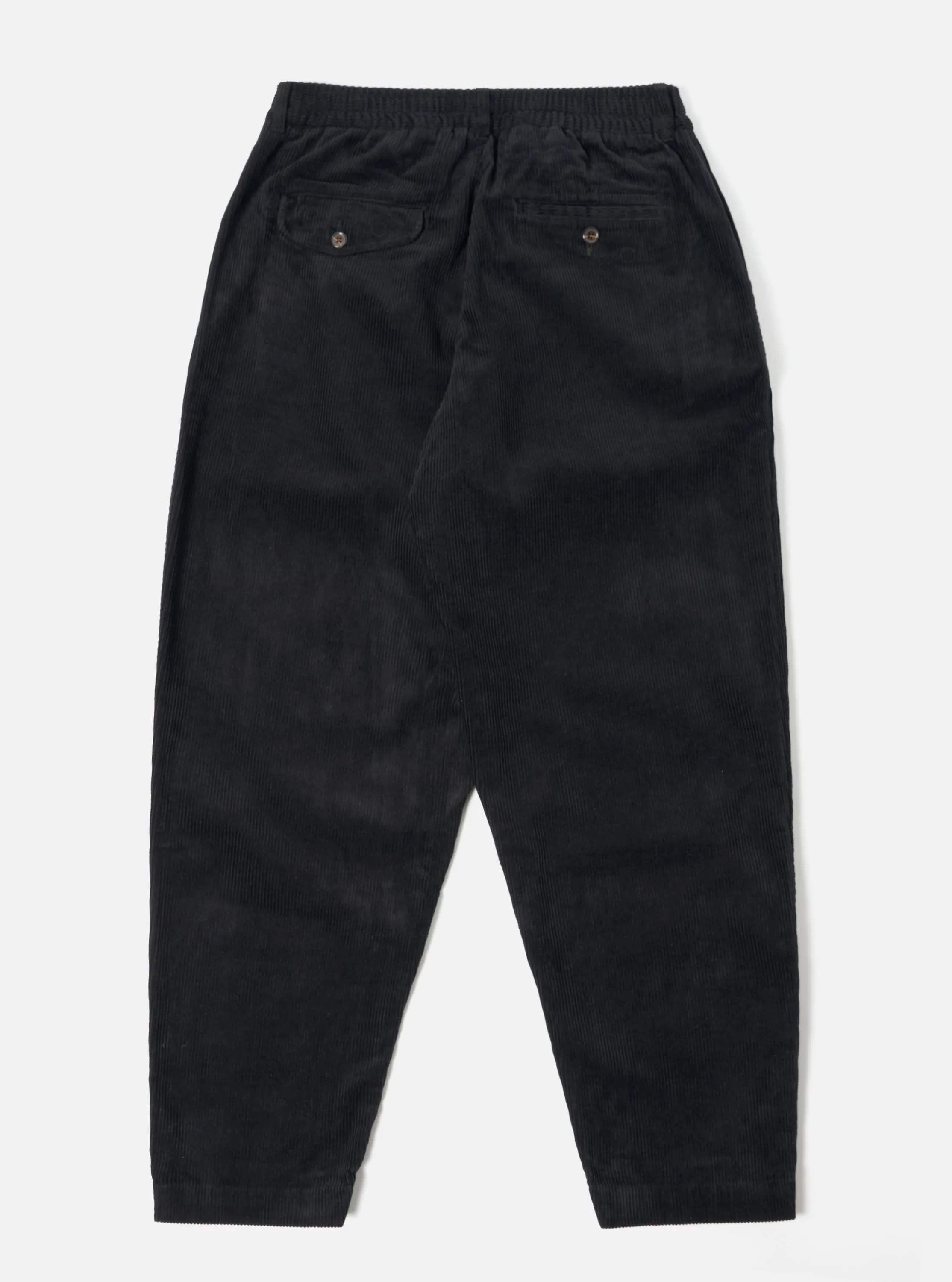Universal Works Pleated Track Pant in Black Cord sold by Universal Works product image thumbnail 2
