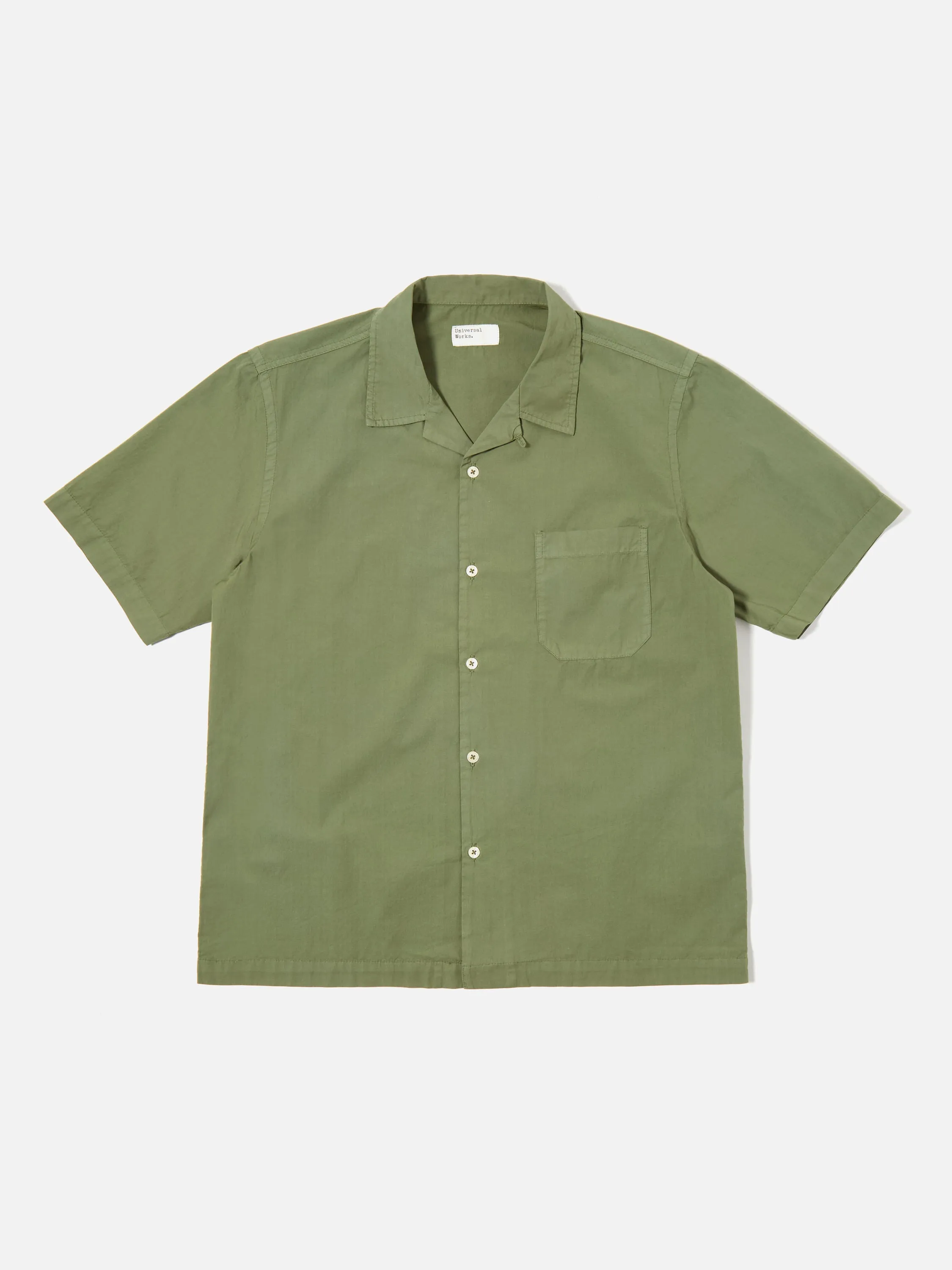 Universal Works Road Shirt in Birch Broad Cloth sold by Universal Works