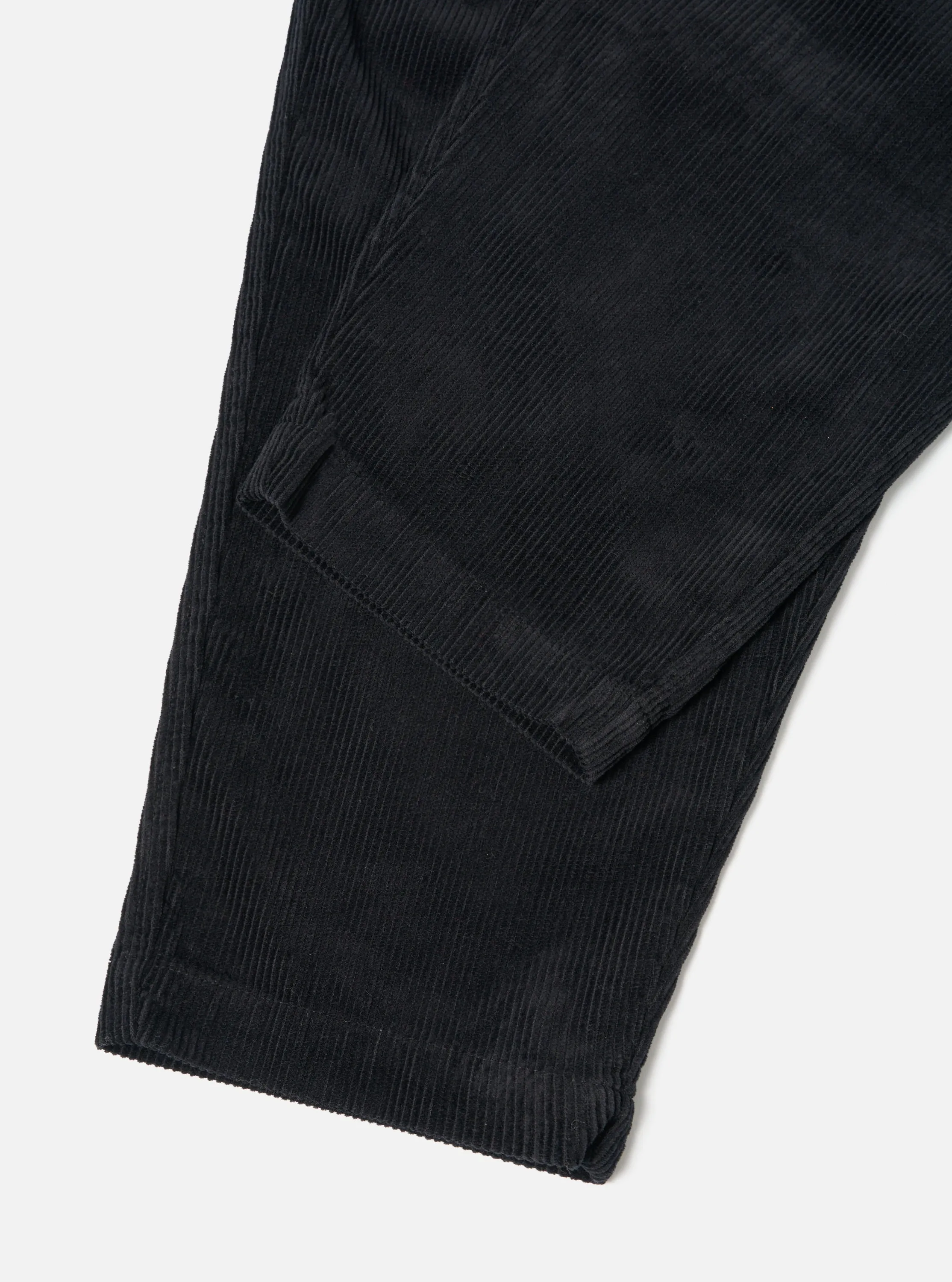 Universal Works Pleated Track Pant in Black Cord sold by Universal Works product image thumbnail 5