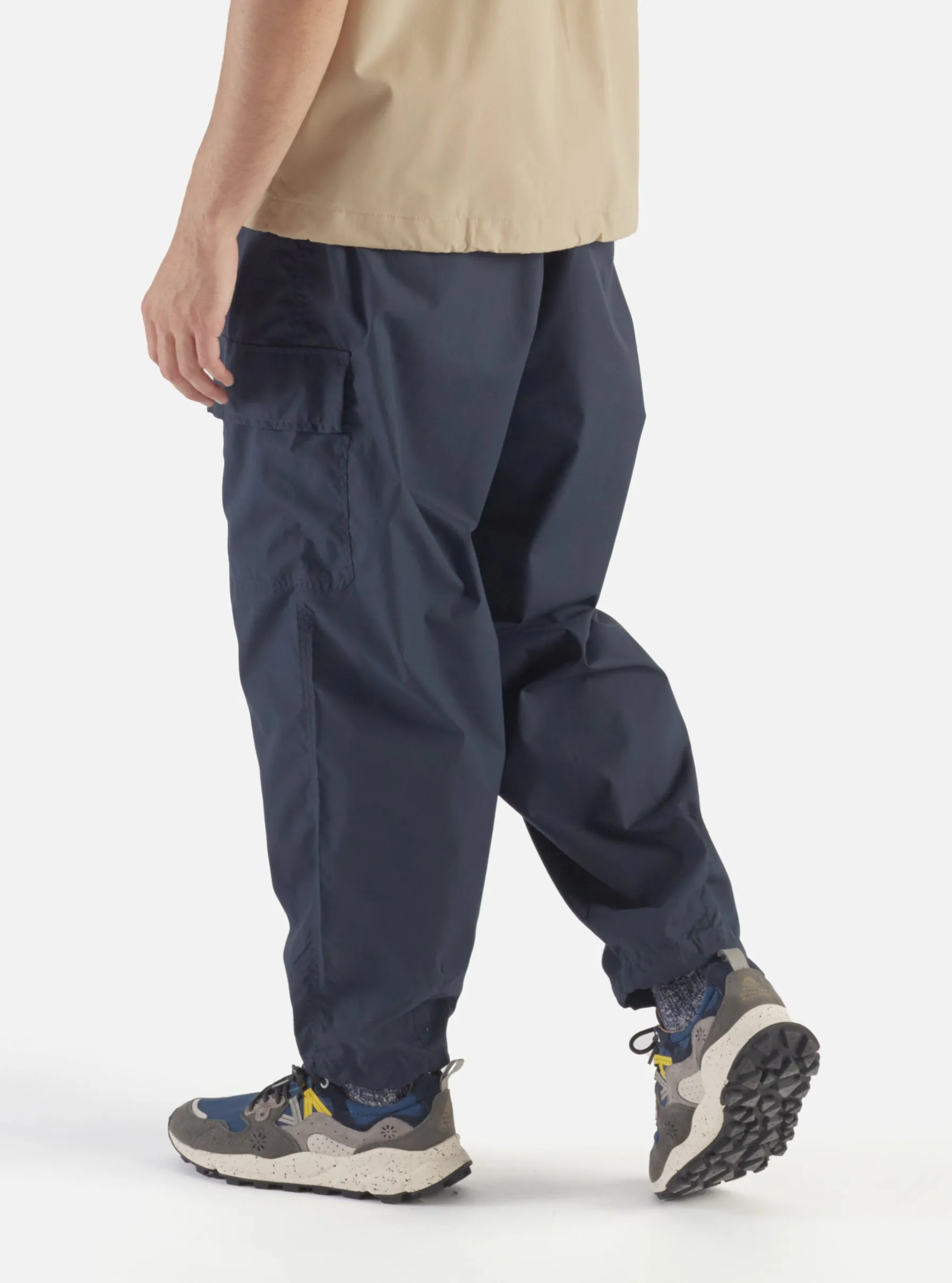 Universal Works Loose Cargo Pant in Navy Recycled Poly Tech sold by Universal Works product image thumbnail 3