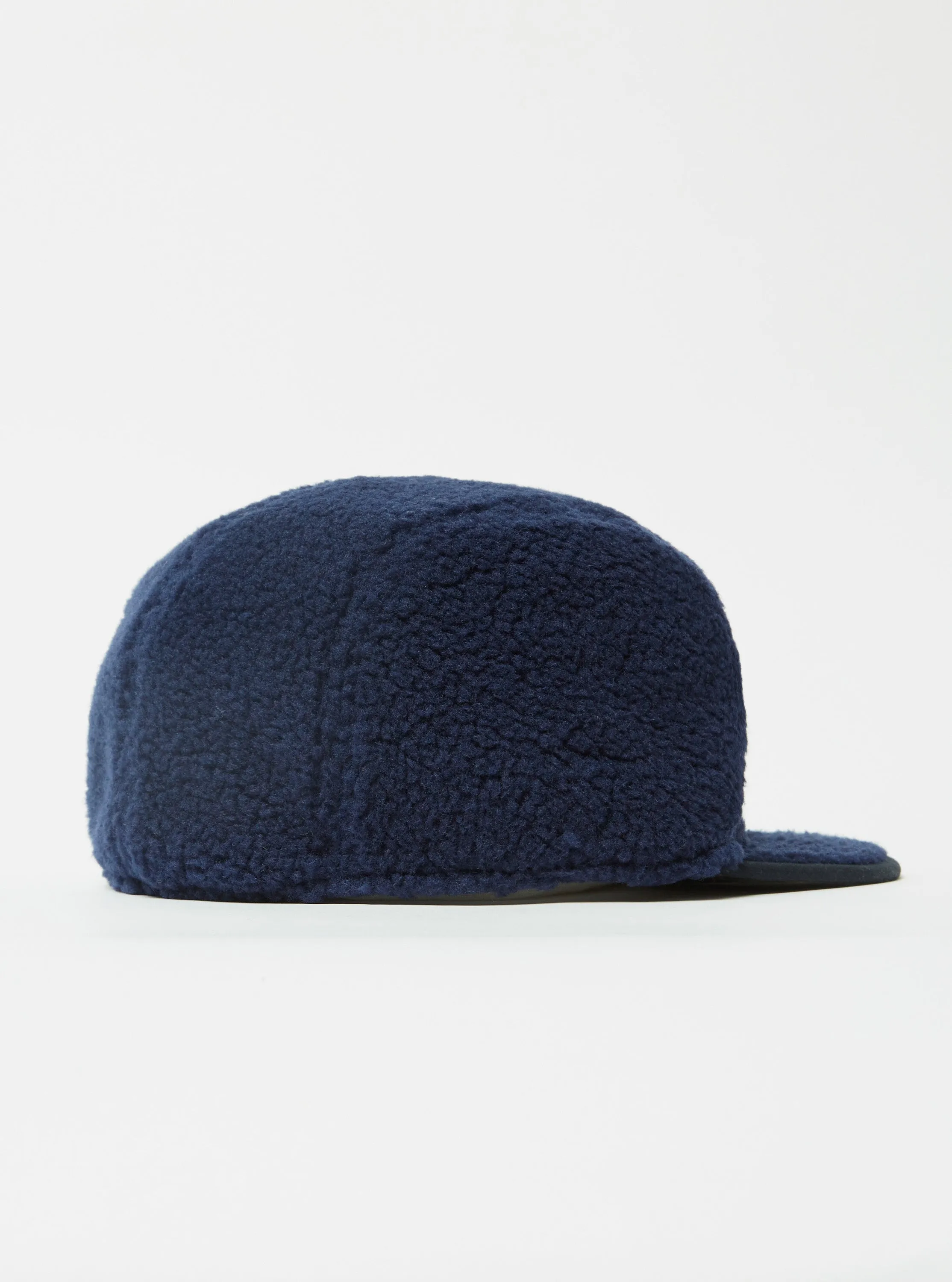 cableami® Jet Cap in Navy Boa Fleece sold by Universal Works product image thumbnail 4
