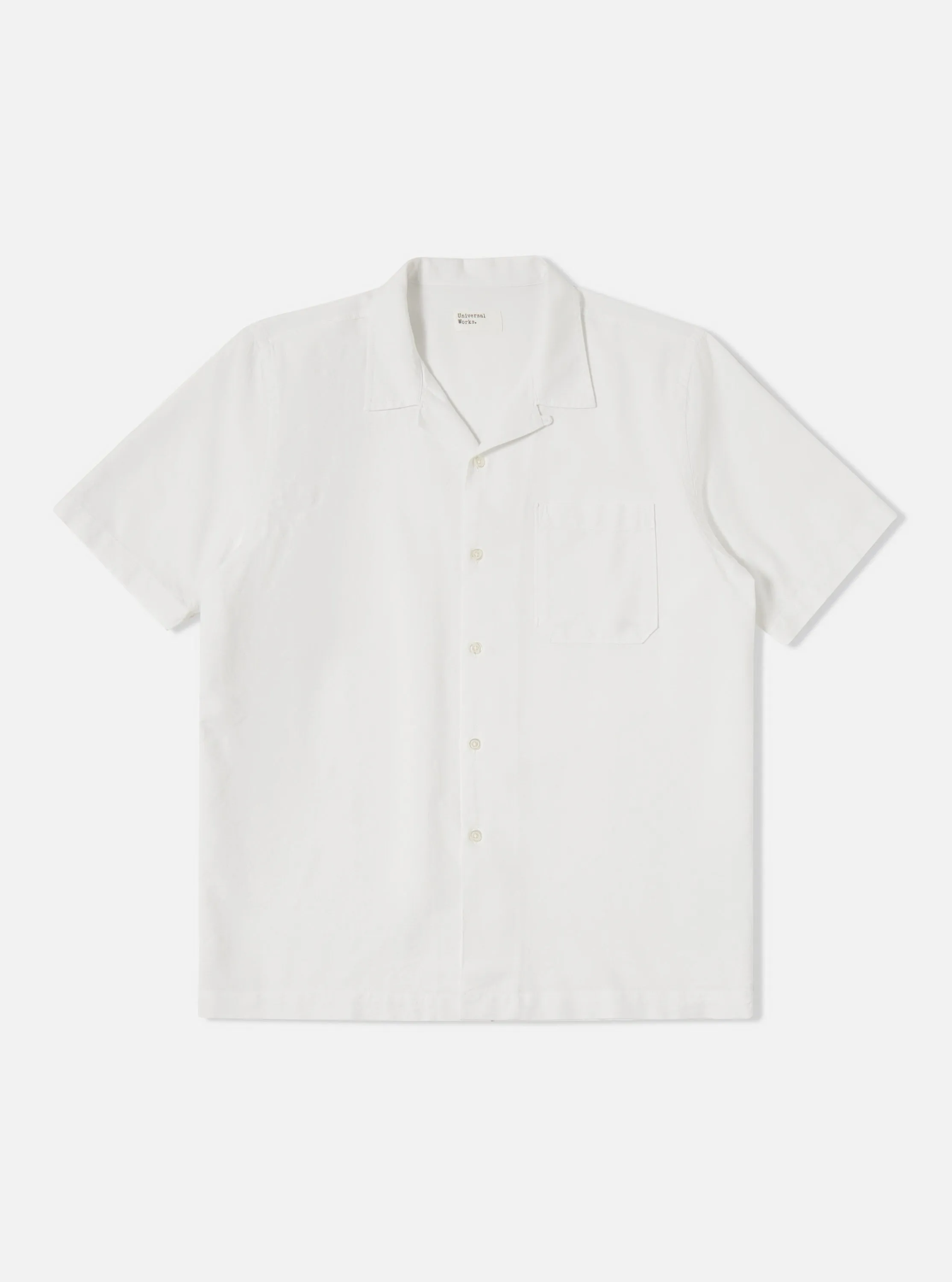 Universal Works Road Shirt in Ecru Oxford Cotton sold by Universal Works product image thumbnail 2