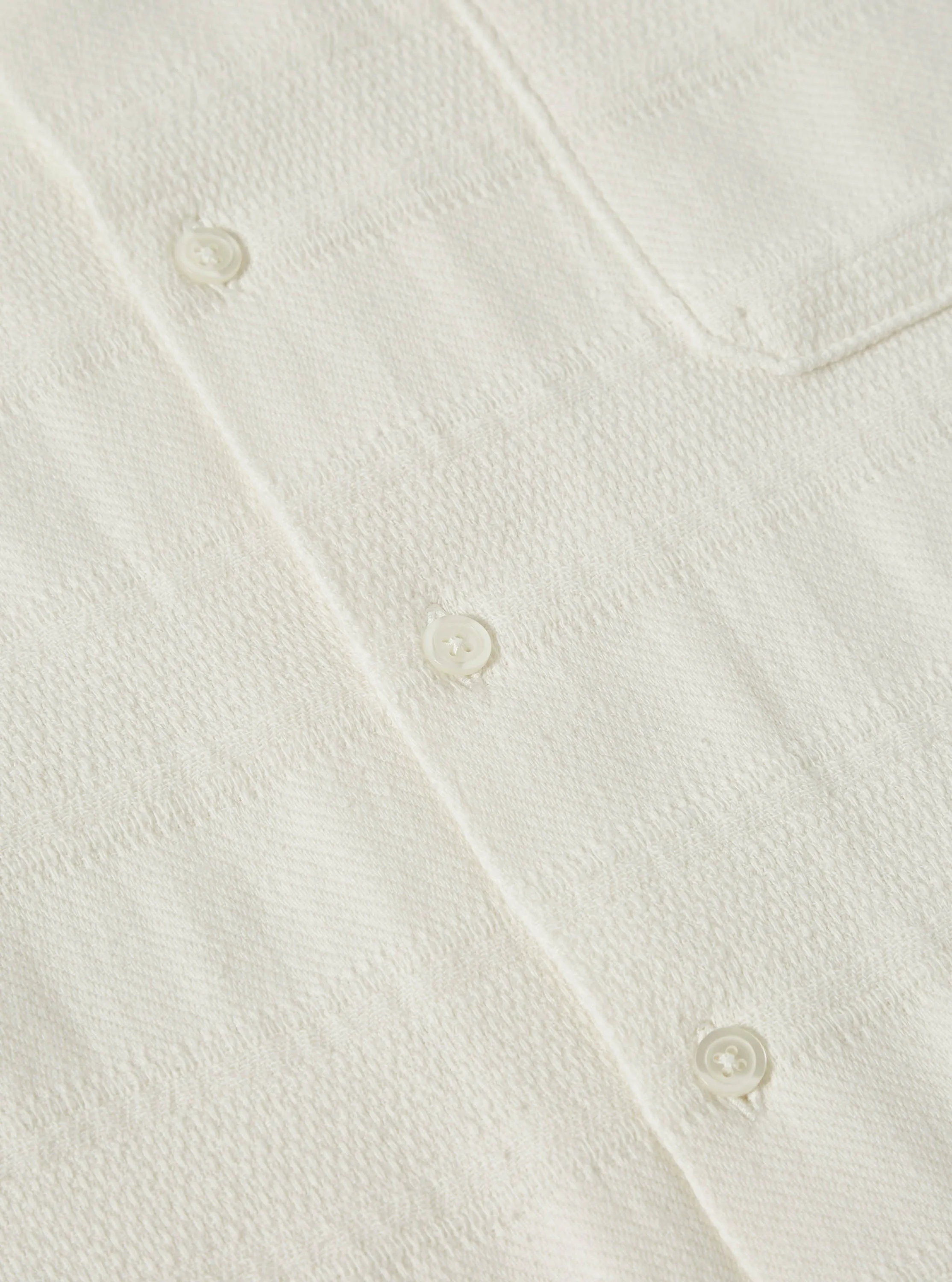 Universal Works Road Shirt in White Tipzzi Stripe sold by Universal Works product image thumbnail 5