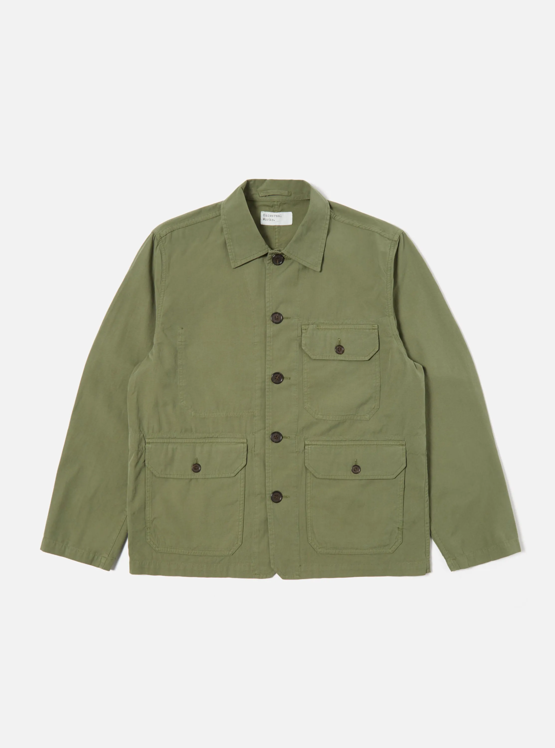 Universal Works Utility Jacket in Birch Summer Canvas sold by Universal Works product image thumbnail 2