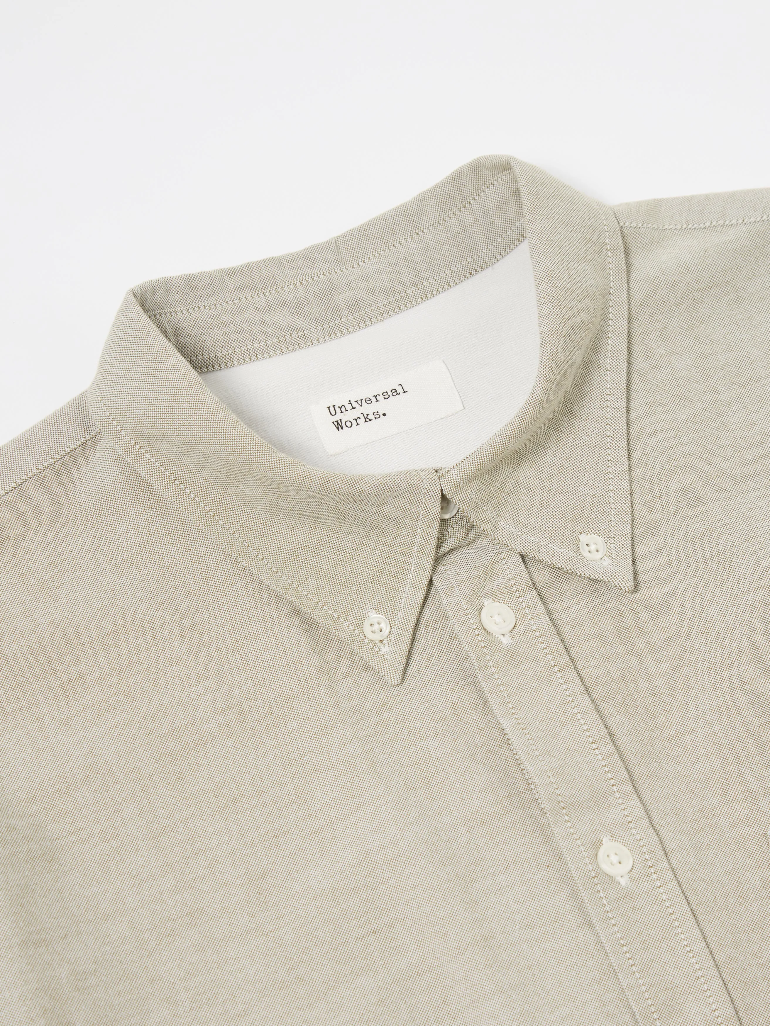 Universal Works Daybrook Shirt in Olive Oxford Cotton sold by Universal Works product image thumbnail 4