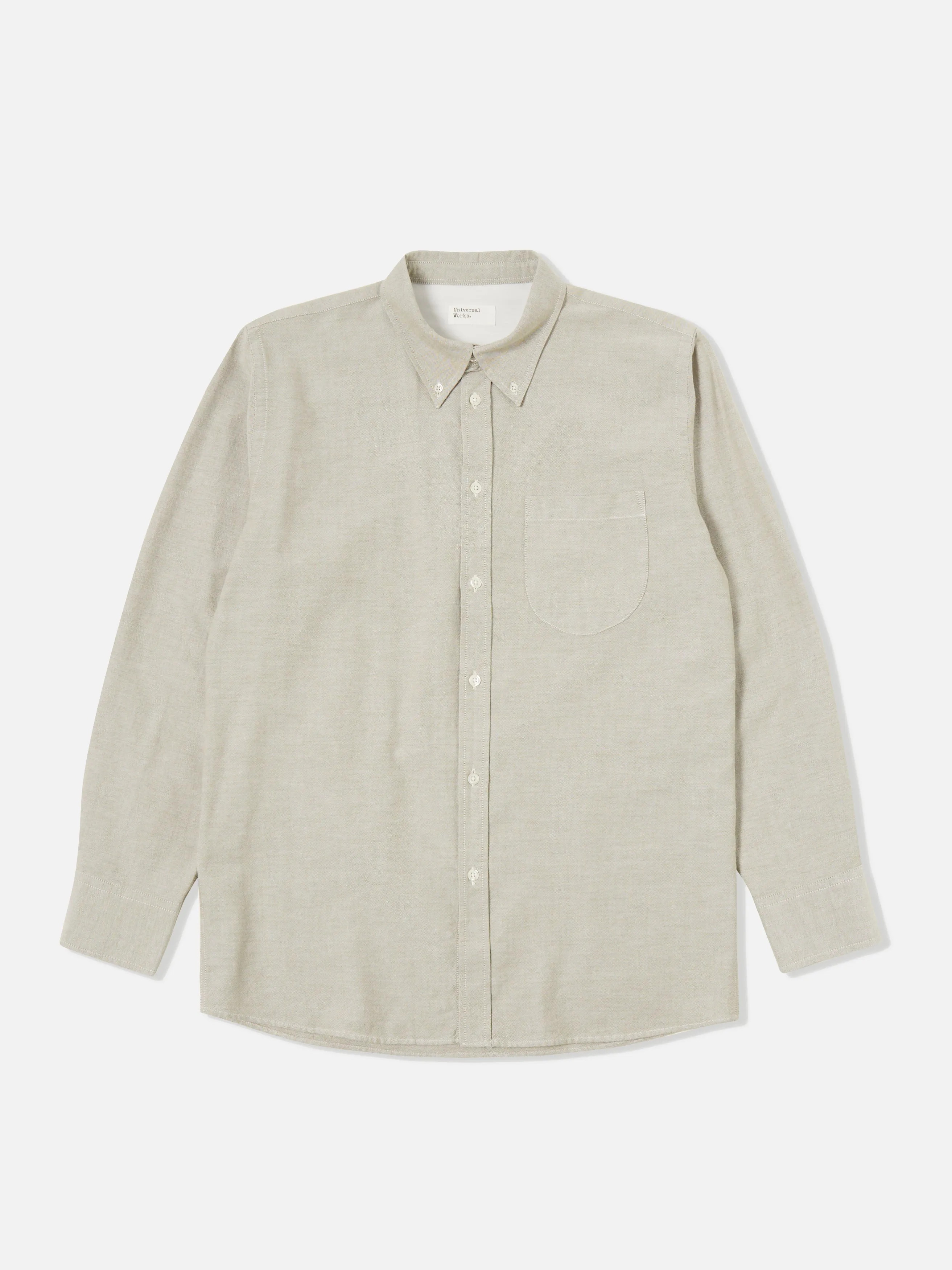 Universal Works Daybrook Shirt in Olive Oxford Cotton sold by Universal Works product image thumbnail 2