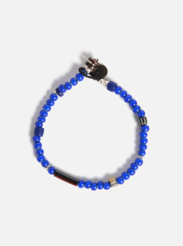 Mikia Bracelet in Navy &  White Hearts made by Universal Works